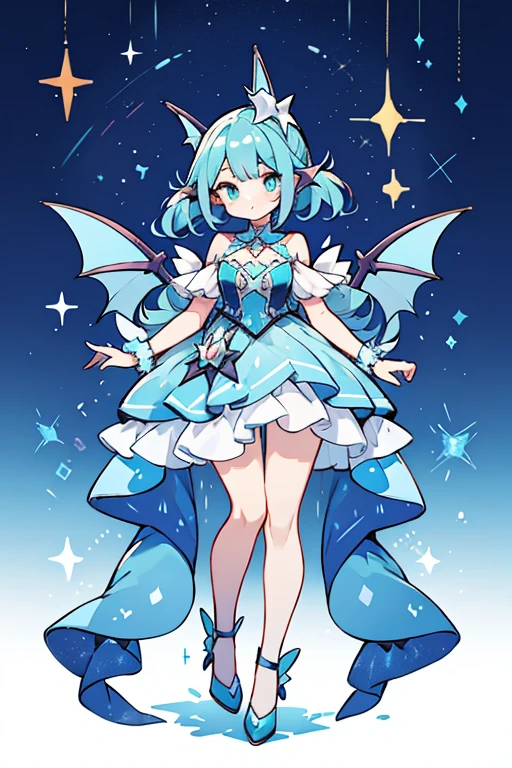 human pokemon Vaporeon; glitter; full body; Vaporeon outfit inspired