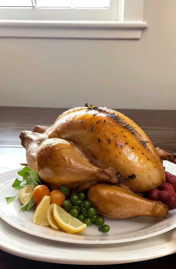 Close-up of turkey and other thanksgiving foods on table, Roast turkey, vacation, ( hyper realisitc, turkey, [ photograph of-realistic ], victorian thanksgiving feast, [ Greg Rutkoski ], A fashion model, Pure and beautiful， Surreal, vacation, Be prepared，photore，4K Ultra HD, 超高分辨率, (realistically: 1.4), Best quality，tmasterpiece，（pastel colour：1.2）