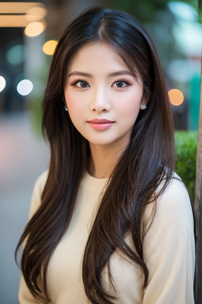 gadis cantik, potret,bokeh