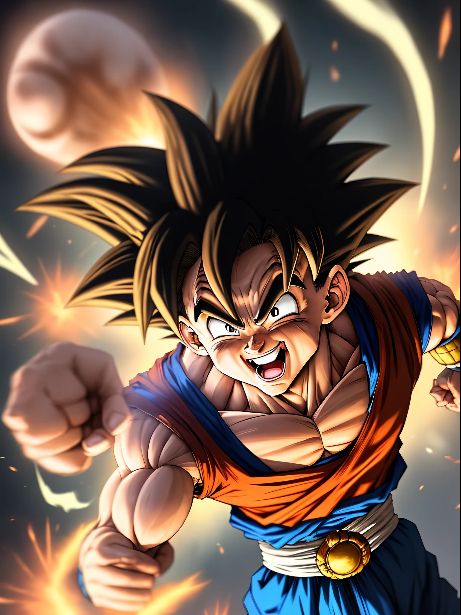 Fun for Goku as Gohan