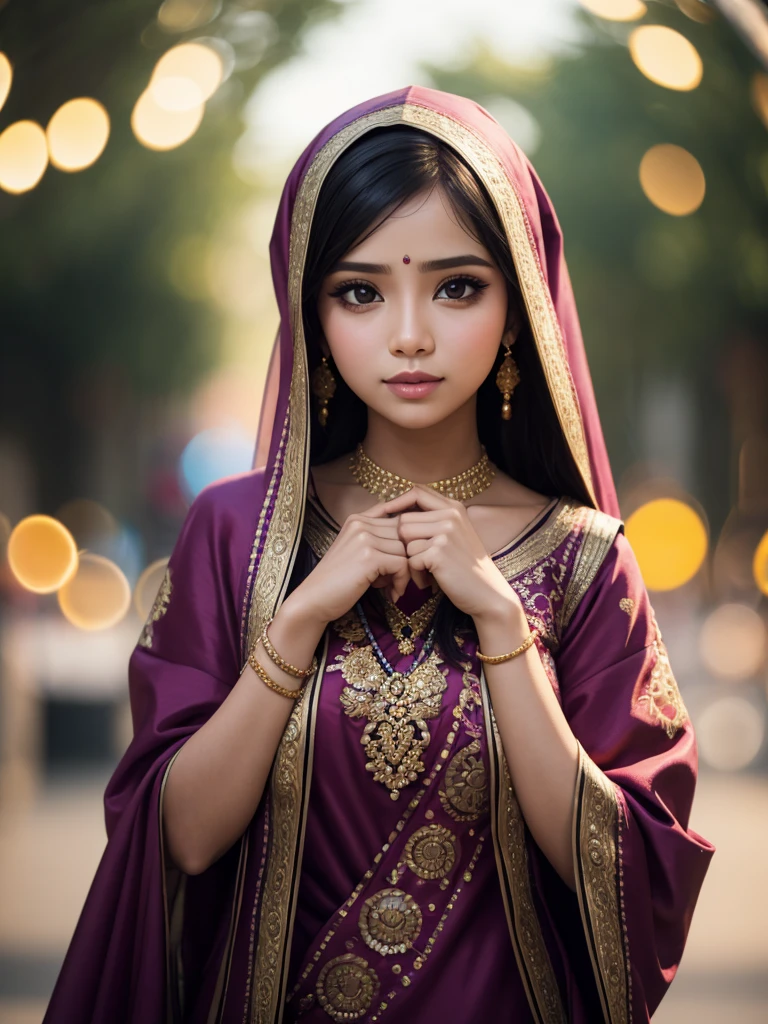 gadis cantik, potret,bokeh