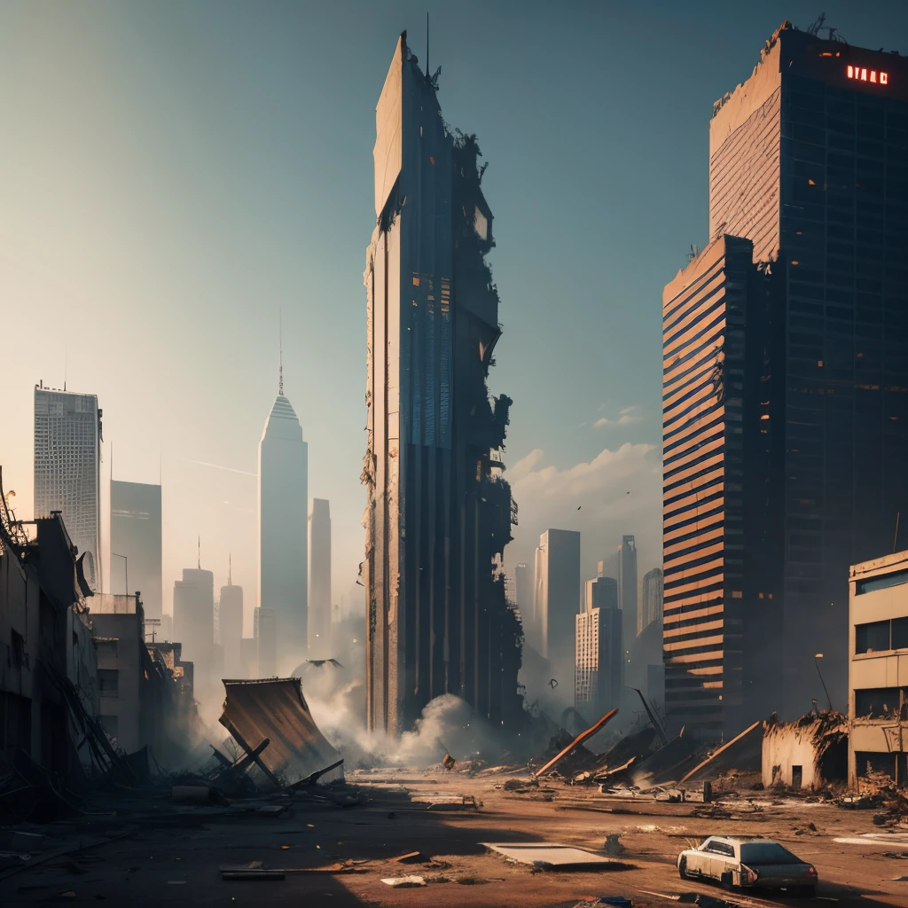 Destroyed apocalyptic city --auto
