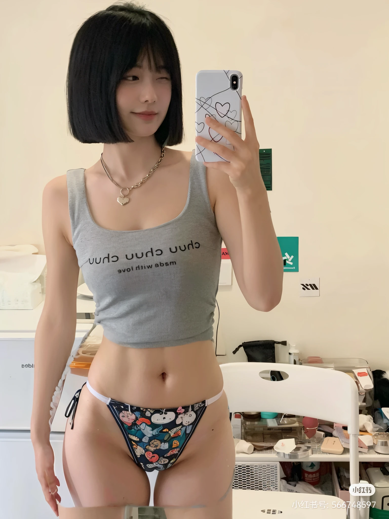 Cartoon pattern panties