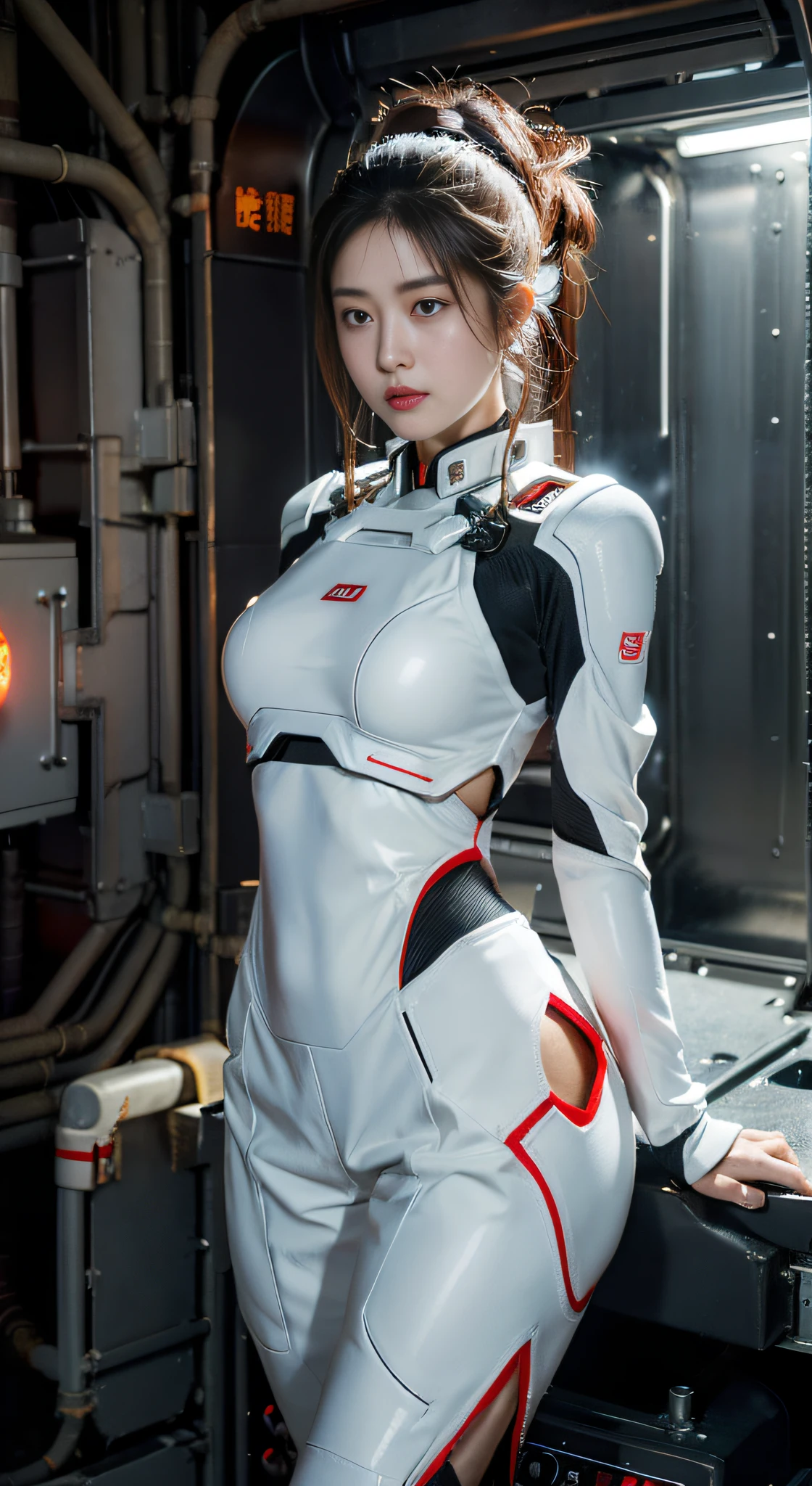 The white shadow moved expectantly。Electric furnace running at overspeed,The high temperature almost turned the entire cockpit into an oven。That invisible force pulls Bai Ying's body,She is a girl wearing a white mecha tight-fitting battle suit,Currently in the cockpit