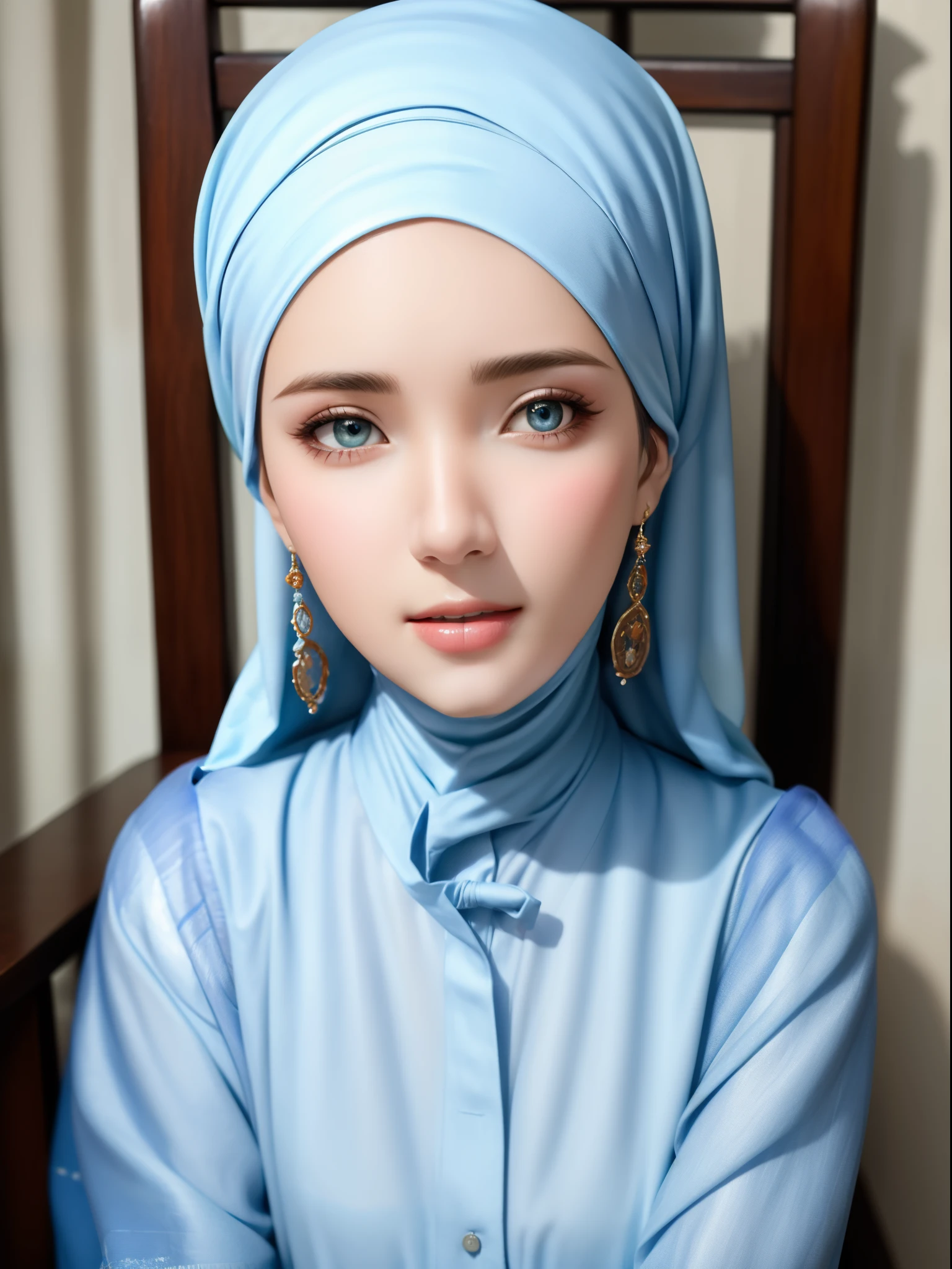 1girl, solo, beautiful face, high detailed realistic eyes, double eyelids, high detailed realistic pupils, upon body from head to waist, (wearing hijab:1.37), (moslem headscarf:1.35), reading glasses, sitting alone on a long chair, amazing mosque park background, taj mahal, best quality, masterpiece, highres, moslem female dress, Beautiful face, (upon body from head to waist:1.37), tyndall effect, photorealistic, dark studio, two tone lighting, 8k uhd, dslr, soft lighting, high quality, volumetric lighting, candid, Photograph, high resolution, 4k, 8k, Bokeh, (hyperrealistic girl), (illustration), (high resolution), (extremely detailed), (best illustration), (beautiful detailed eyes), (best quality), (ultra-detailed), (masterpiece), (wallpaper), (photorealistic), (natural light), (rim lighting), (detailed face), (high detailed realistic skin face texture), (anatomically correct), (heterochromic eyes), (detailed eyes), (sparkling eyes), (dynamic pose)