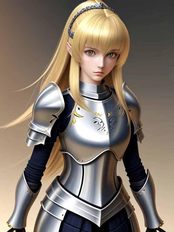 a close up of a woman in armor with a sword, portrait of female paladin, portrait knight female, girl in knight armor, beautiful female knight, gorgeous female paladin, female knight, of a beautiful female knight, portrait knights of zodiac girl, armor girl, female paladin, fantasy paladin woman, picture of female paladin, dressed in light armor, Anime, Anime art germ, Anime styled digital art, realistic anime, 3d anime, Extremely detailed.