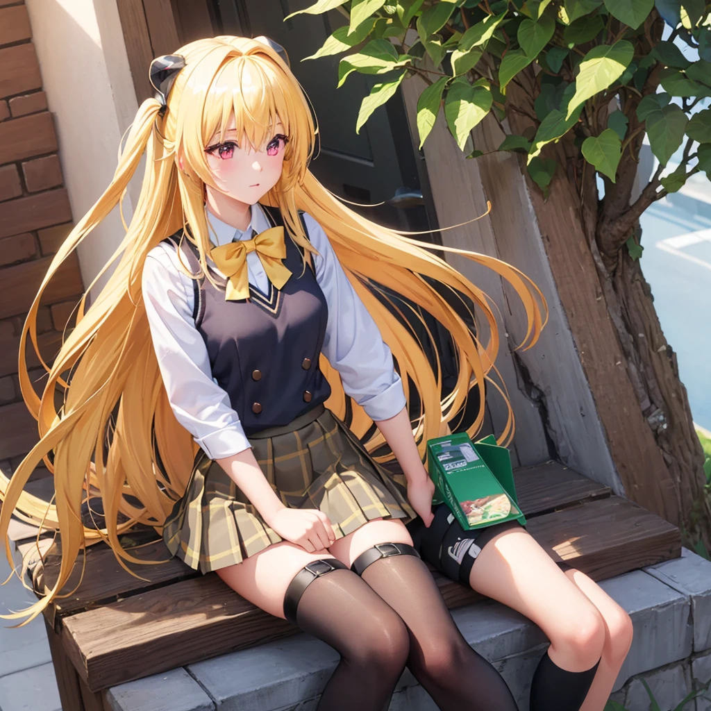 (masutepiece:1.3), (Illustration:1.0), (100 layers, sharp:1.2), (Best Quality:1.2), (Extremely high quality, High quality, ultra-quality:0.8), (Detailed, Ultra-detailed, Extremely detailed, Insanely detailed:1.1), (Convoluted, very intricate, insanely complex:1.1), (Extremely delicate, Insanely delicate:1.0), (High Definition, High resolution, Full-HD, absurderes:0.8), (Extremely beautiful background, highly detailed back ground:1.0),, (Cute, kawaii:1.0), (hard lights:1.0), (Shadow, Shade:1.0), (reflection, refraction:0.8), (llight rays, dappled light, Light glare, Lens Flare:1.0), (Clear, shiny, Glossy, Caustics:1.0), (Dynamic:0.4), (4K, 8K, Highly detailed CG Unity 8K wallpaper:0.8), (Detailed eyes:1.0), (Beautiful eyes:1.0),, Medium Hair, Blonde hair, Green eyes,, there is a woman laying on the floor with her legs crossed, thighhighs and skirt, a hyperrealistic schoolgirl, Wearing stockings, wearing skirt and high socks, a hyperrealistic schoolgirl, thigh highs, Stockings, Thigh high socks, knees tucked in, Realistic Schoolgirl, wearing kneesocks, detailed shot legs-up, Cute Schoolgirl, of a schoolgirl posing, Full body shot, Female Asian Irina Sidow Red Hair Twin Tails Green Eyes, in a Cyberpunk city, Wearing a bomber jacket and crop top and denim shorts, Stand next to the Nissan GT-R, Frontal shot, masutepiece, Highly detailed