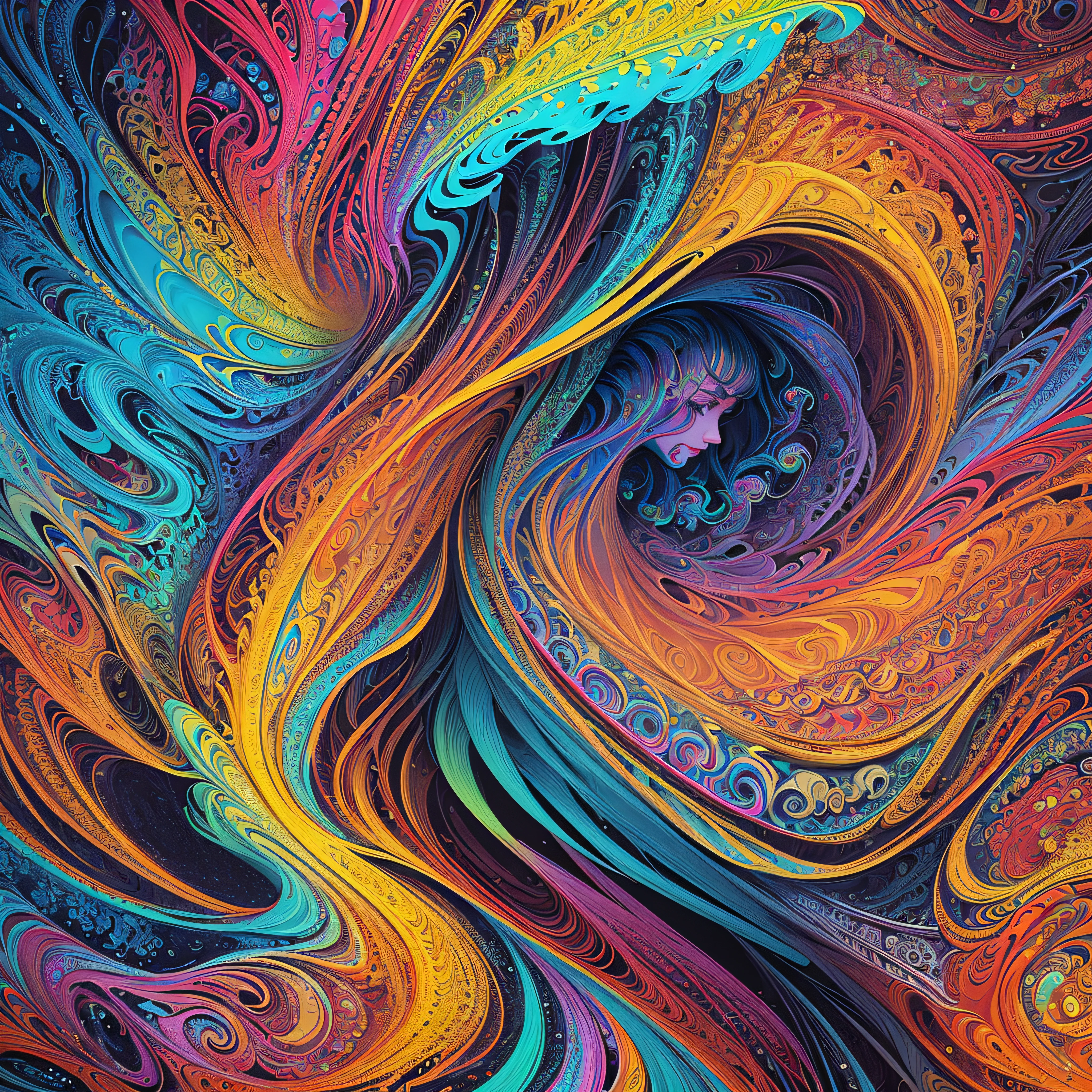 (masterpiece, top quality, best quality, official art, beautiful and aesthetic:1.2), (1girl:1.3), extremely detailed,(fractal art:1.2),colorful,highest detailed,(zentangle:1.2), (dynamic pose), (abstract background:1.5), (treditional dress:1.2), (shiny skin), (many colors:1.4), upper body