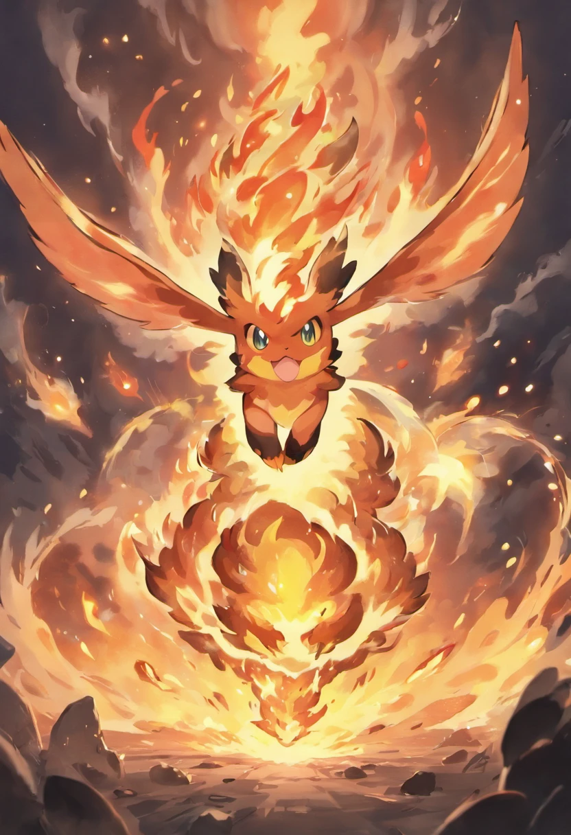 Otherworldly mysterious creatures, Terrifying atmosphere, Fire, Smoke, hyper photorealism, High quality, Masterpiece