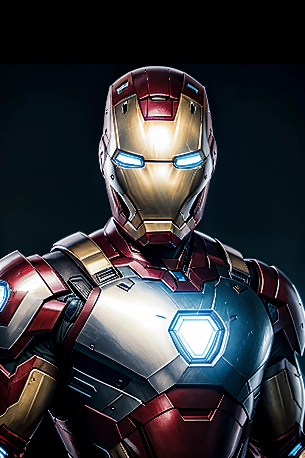 like marvel's war-machine, helmet like ironman, armored full white color