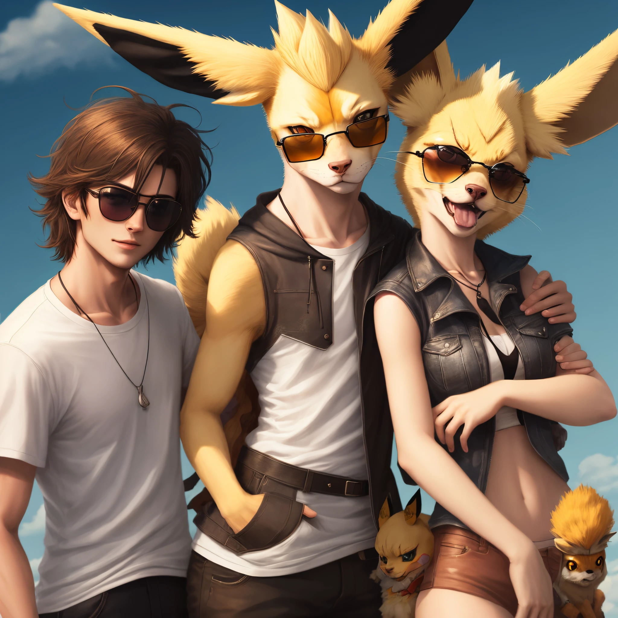 Jolteon in sunglasses
