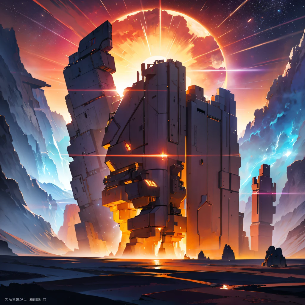 The Great Rift Valley region of the Martian Mo River alluvial plain,Rock Sugar Onyx nuclear-powered command gunboat Black Gold Cruiser Tower Snow Red Marble Glow Space Station 1:3 Models,starrysky,Cyberpunk art of a,Rembrandt light,Detail portrayal,macro shot,surface reflection,high definition detail,Dingdall effect,Light and shadow intensification,The light shines,particle fx,3D modeling,Surface reflected light,detail-rich,The texture is delicate,Strong visual impact,Hyper-detailing,A high resolution,high saturated,Ray traching,Light and shadow effects,16K smooth,A high resolution