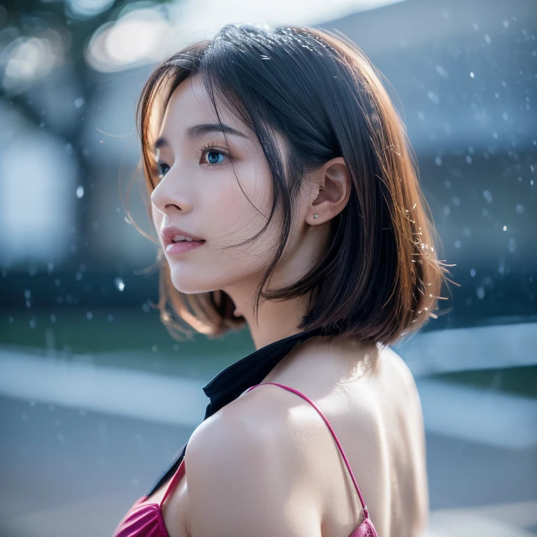 (Black tank top)、、(top-quality,masterpiece:1.3,超A high resolution,),(ultra-detailliert,Caustics),(Photorealsitic:1.4,RAW shooting,)Ultra-realistic capture,A highly detailed,High resolution 32K suitable for human skin、 Skin texture is natural、、The skin looks healthy with an even tone、 Use natural light and color,One Woman,japanes,,kawaii,A dark-haired,(depth of fields、chromatic abberation、、Wide range of lighting、Natural Shading、)、、(Falling snow:1.2)、(Hair swaying in the wind:1.2)、(Snow reflects light:1.2)、(Back lighting)(Clothes are torn)(Close-up of cleavage from torn clothes)(I can see your butt through your torn clothes..)(Longhaire)(sexy photo)Perfect and beautiful face with droopy eyes
