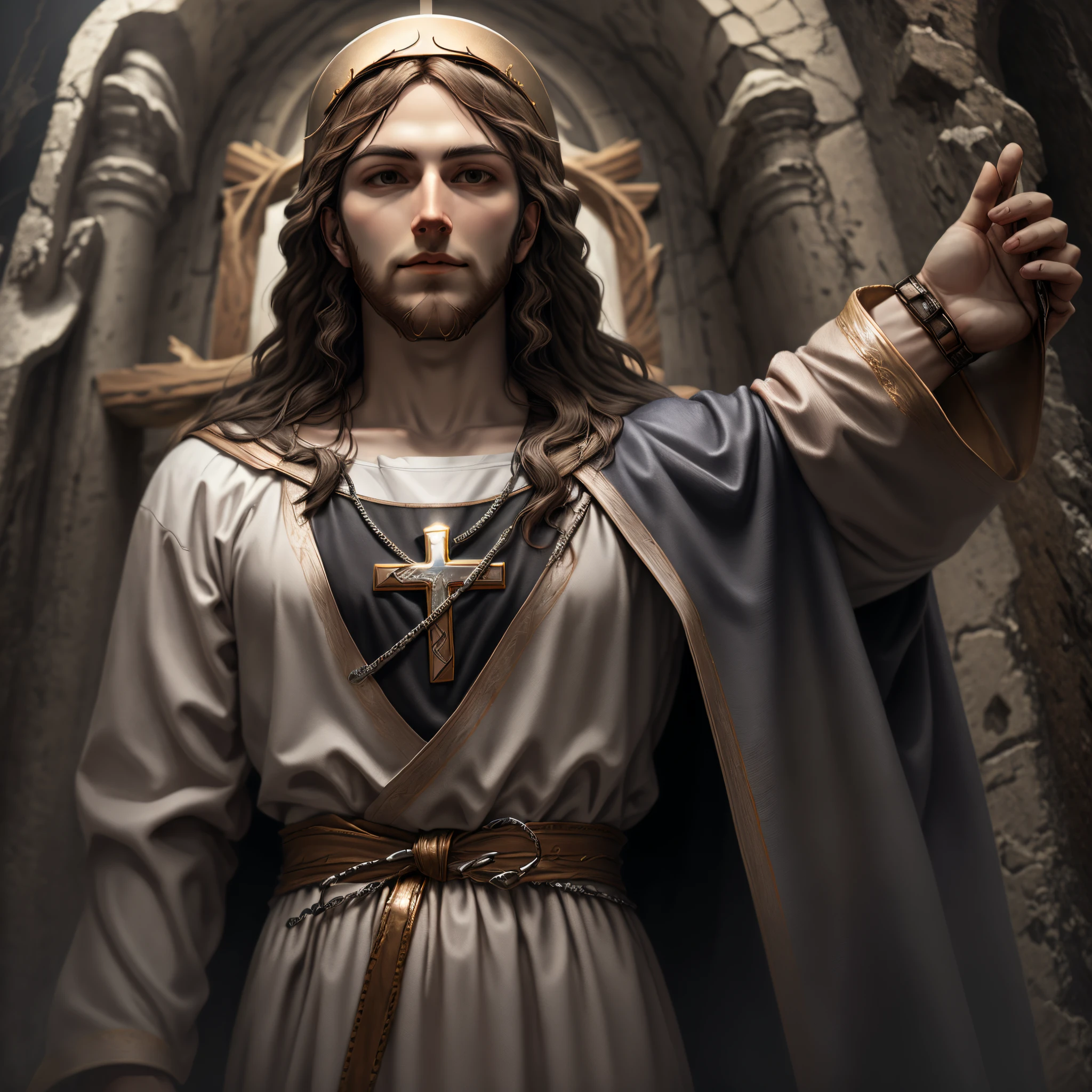 Christ near future metalic