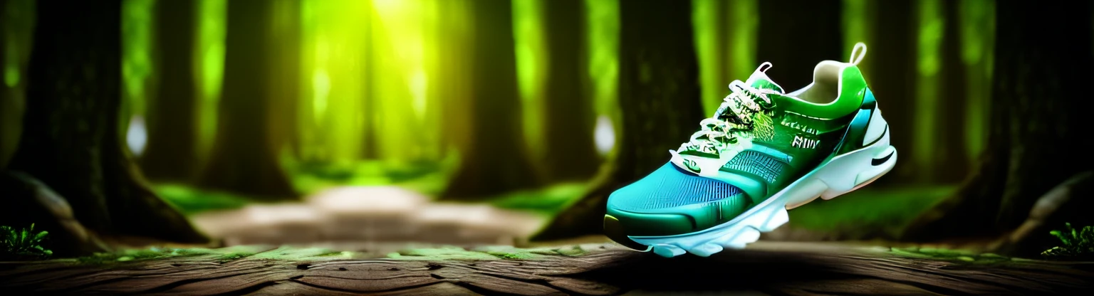 fotografia do produto，have a shoe, full height view, Wide image, Solomon, Taupe, Light, technical, Medium Tall, ultra-realistic realism, wide angle photo, --Width 1600, side view centered, Side shot, wide portrait, platforms, Traverse, wide wide shot，（Ultra-clear lens，8K），（tmasterpiece），（Exquisite HD background），fotografia do produto，Green flowers standing in the forest，vraystyle，light violet，(natural film light)，(Highly detailed and realistic environments)，miniaturecore，Low depth of field，lumber，(k hd），（the detail），（8K）Small green plants and trees on rocks，Conceptual dieital art style，realistic blue skies，Solomon Van，Organ ic materials，Digital Enhancement