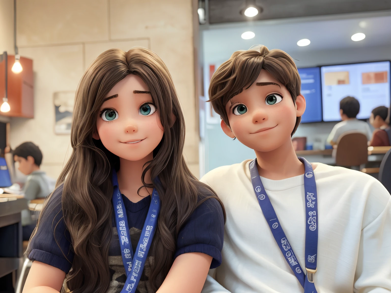 Girl and boy
