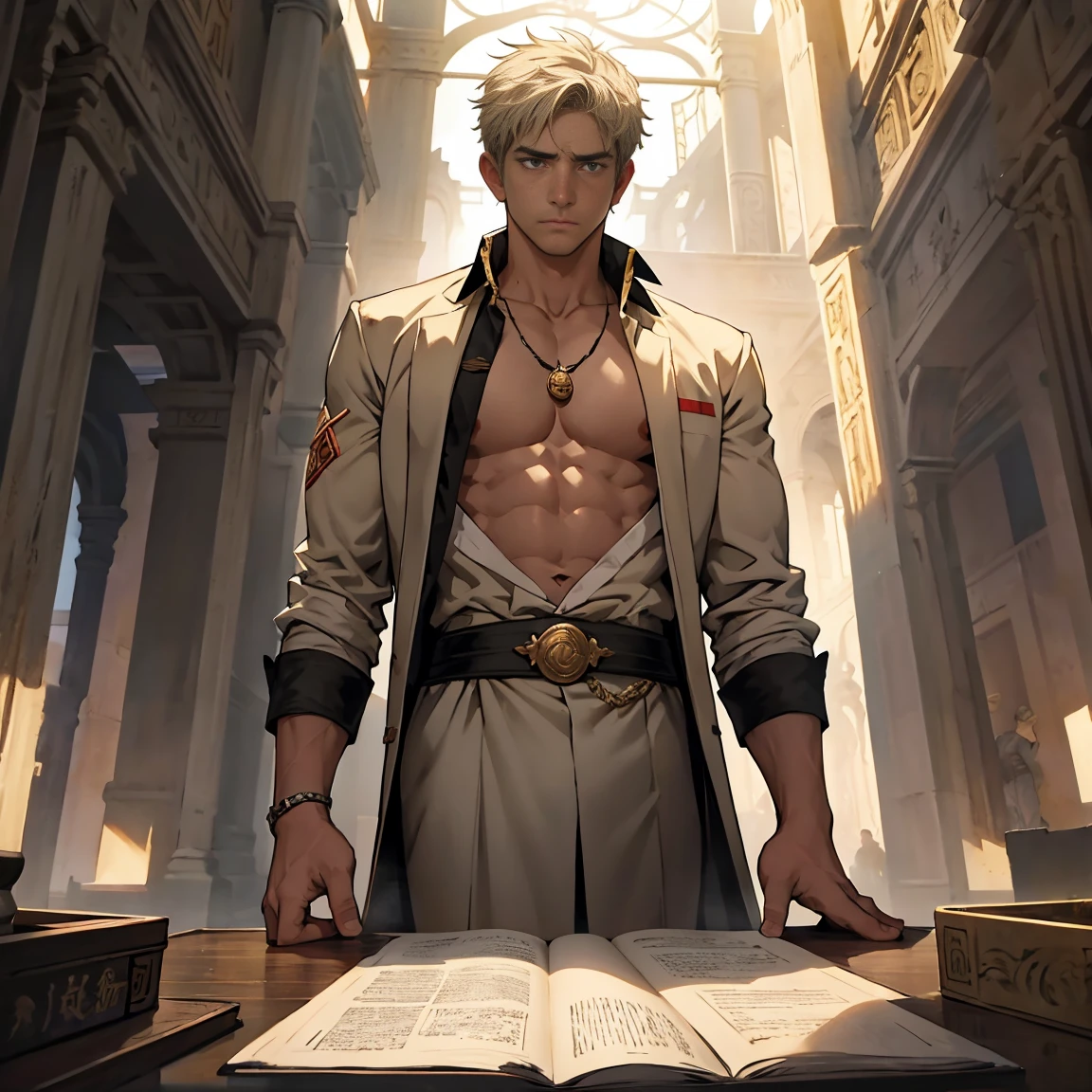 ((A young adult blond male with huge manly sagging pecs wearing erotic breast curtain outfit)), he is posing seductively bystanders watching him, NSFW, yaoi, hentai, porn, his penis is erect and lifting through curtain dress,