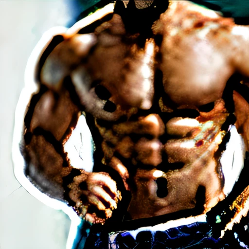 albert einstein extremamente musculoso, shirtless showing muscle, gold cord, preto e branco, alta qualidade, detalhado.