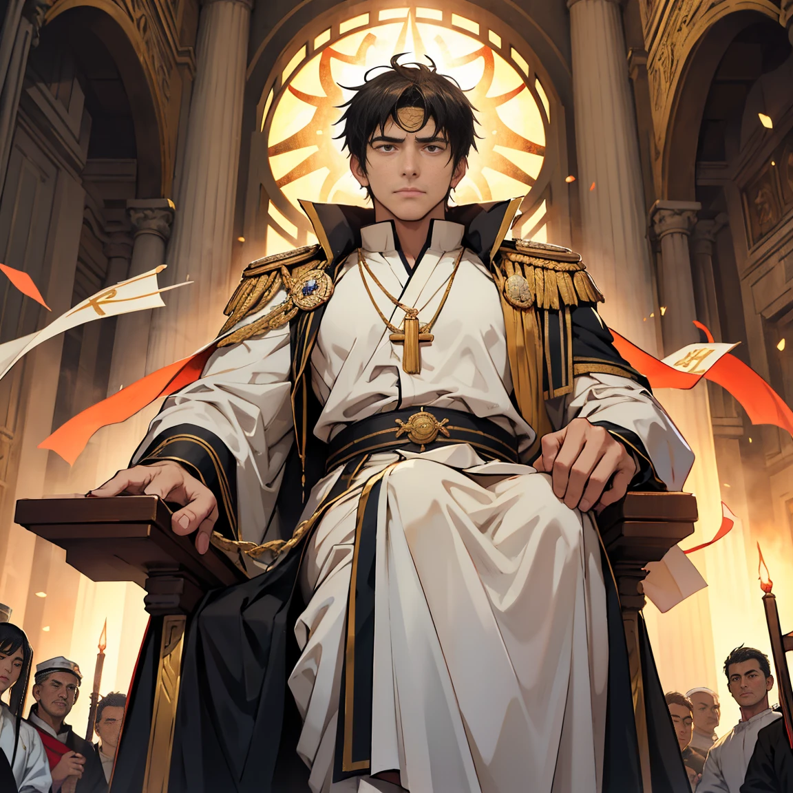 Roman Emperor Constantine the Great、Some temperaments from his governing style、prospect、experience is assumed。 At first、His governing style can be described as very strategic.。He had a military talent.、tried to establish their power through war。He also、take advantage of military victory、established a political position within the Roman Empire。From this strategic approach、He is considered to have a calm and methodical personality.。 Moreover、Constantine the Great supported Christianity、adopted Christianity as the state religion。This shows his religious beliefs and outlook。he supported the missionary work of Christianity、built a christian church。From this、he may have religious tolerance or fairness。 pure、he sought to unify the Roman Empire。He attempted to unify the divided empire between East and West.、this was not successful。however、His governing style、The strong will and ambition to pursue the unification of the Roman Empire can be seen.。pure、he founded Constantinople as his new capital。This gives an indication of his imperial outlook and future plans.。 At last、he has a long reign。he ruled for about 30 years or more。From this experience、He is thought to have honed his political leadership and governance skills.。the period of his reign、Demonstrates his aggressive governing style and political acumen。 From these elements、Constantine the Great was strategic、religiously tolerant and just、It is assumed that he was a ruler with ambitions to pursue unification.。pure、He is considered to have experience in political leadership and governance.。