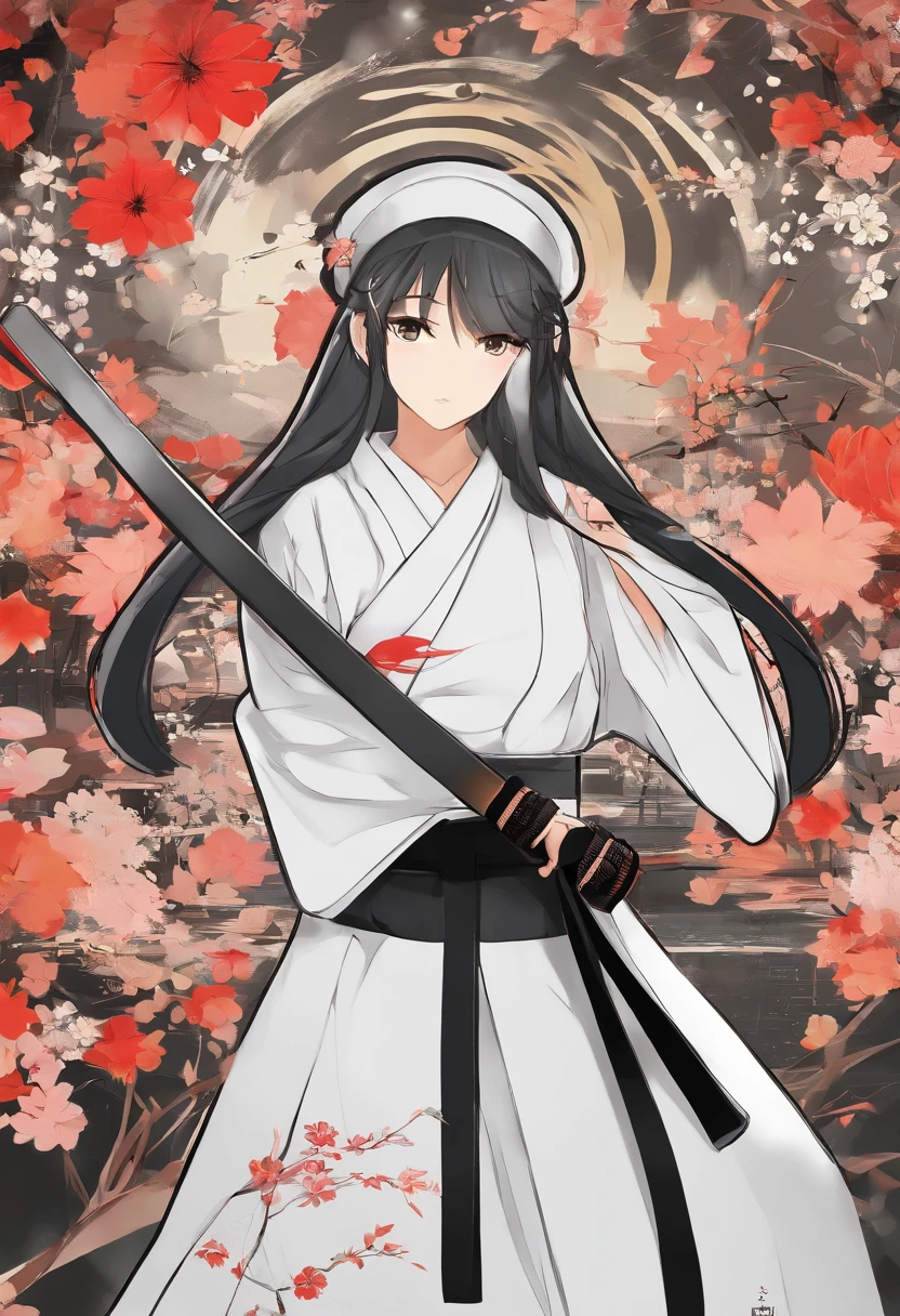 Kendo costumes, martial art,Beanie, Black belt, sexy for, perspiring
