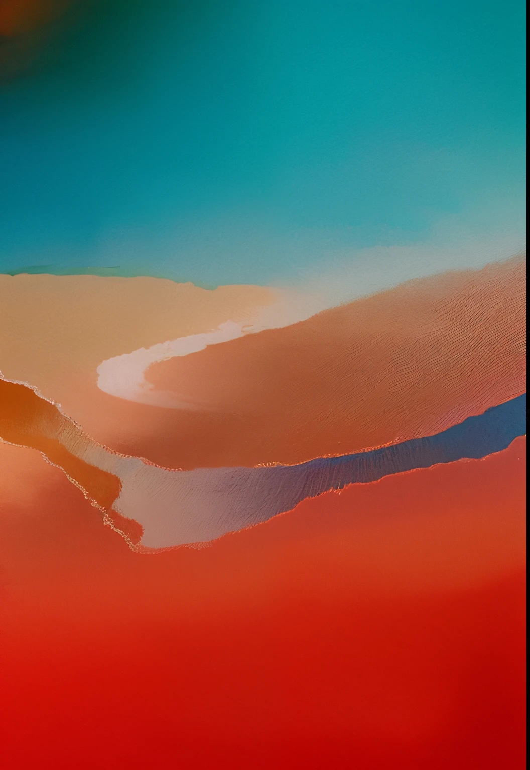 Painting of red and blue sky with a white airplane flying over, hq 4k phone wallpaper, Abstract color, iPhone wallpapers, abstract liquid, abstract cave scene, Beautiful iPhone wallpapers, Abstract color, Wallpaper phone, Abstract, abstract nature, Beautiful jitter gradient, Mobile wallpaper HD, vivid abstract landscape, hd phone wallpaper, Abstract landscape, 4k vertical screen wallpaper