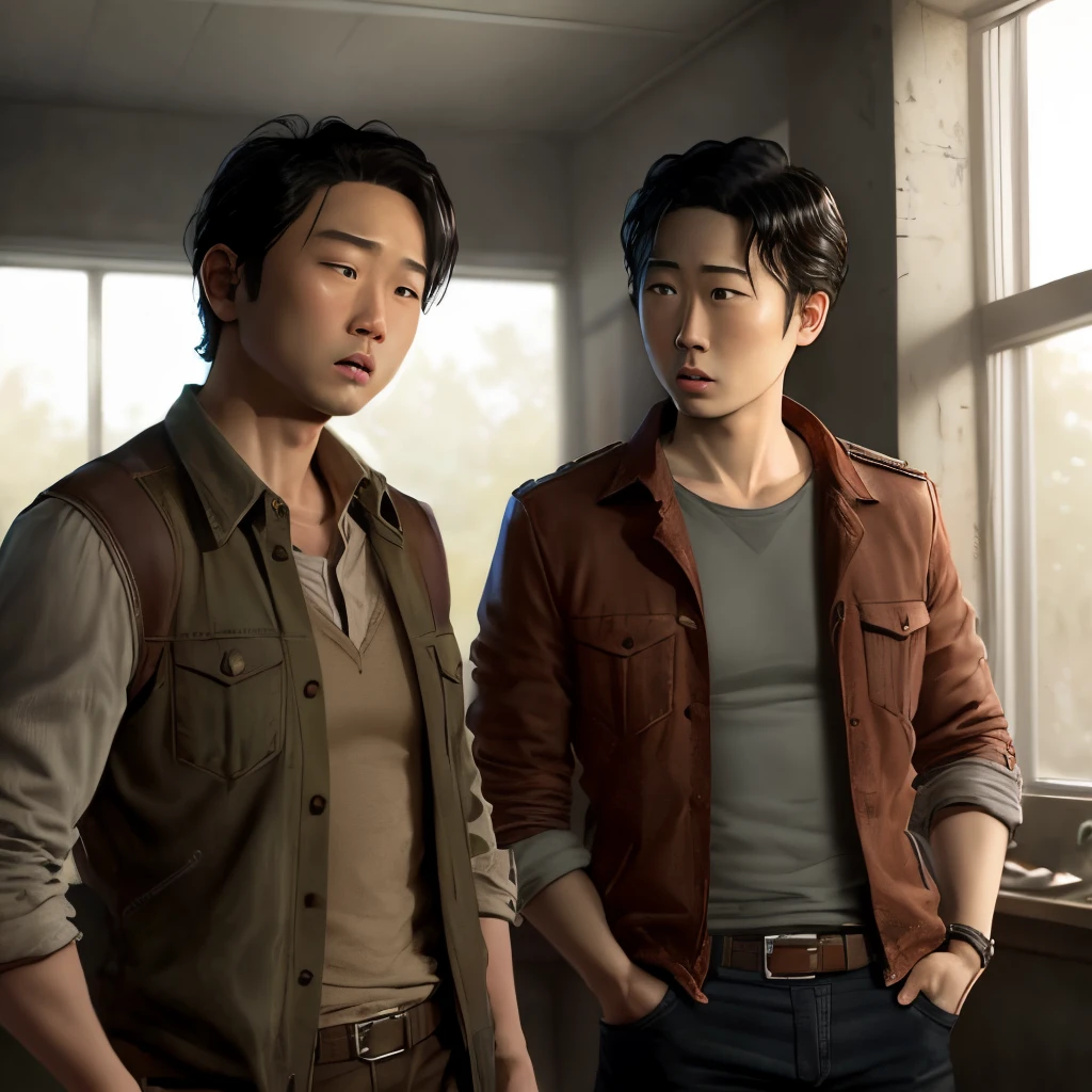 Rick grimes and Glenn rhee