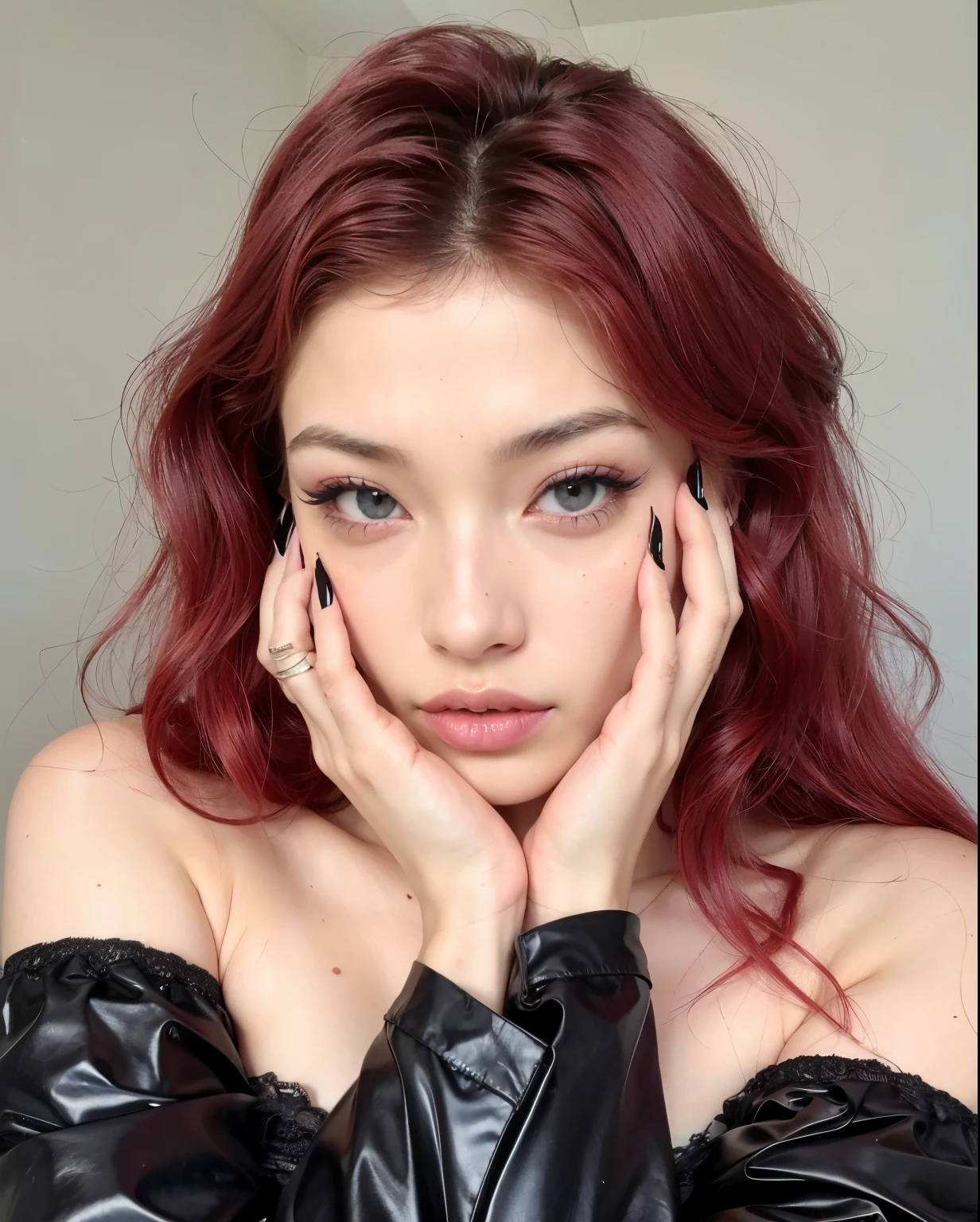 Sexy girl, Tatoo, beautiful face, sexy body, dark vesty