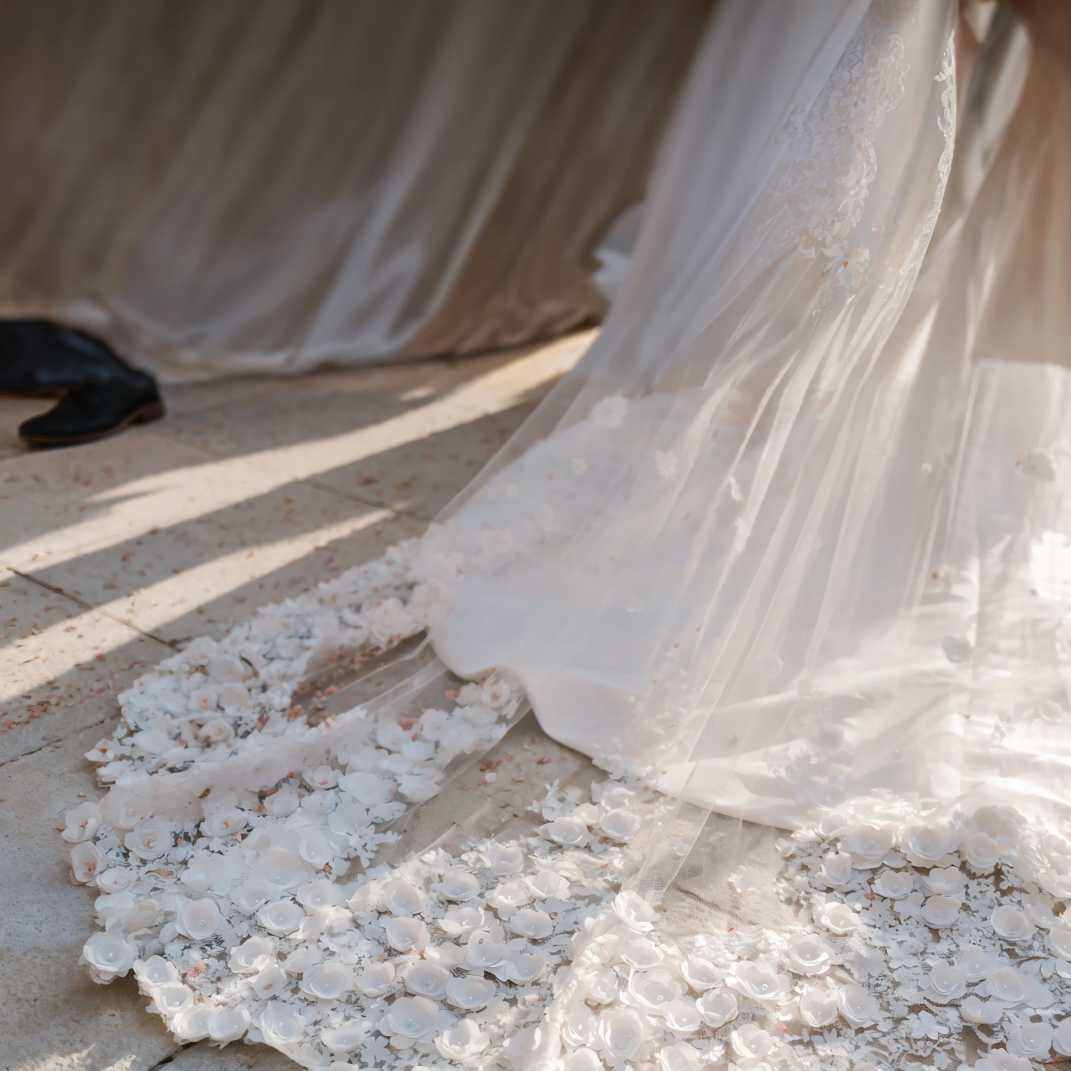 exquisite floral details, Ethereal details, Lace veil, clear curvy details, Flower beds on the floor, dramatic details, stunning detailed, floral details, magical details, beautifuldetails, be full of details, insanely details, see all the details, exquisitedetails, look at that detail!, incredibily detailed