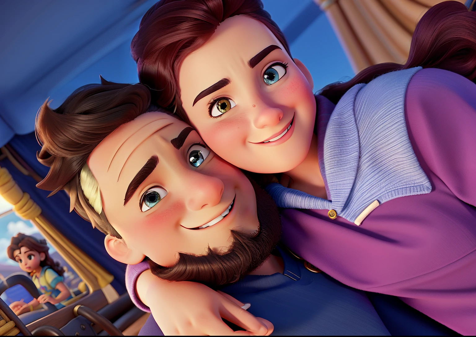Uma capa de filme ao estilo Disney