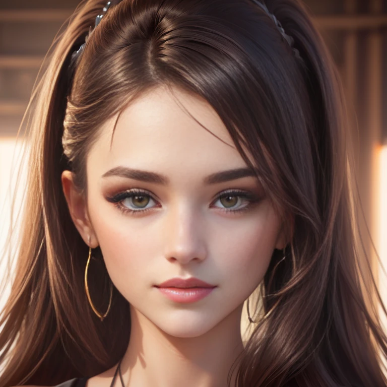 Portrait of a Beautiful Woman, The perfect female face