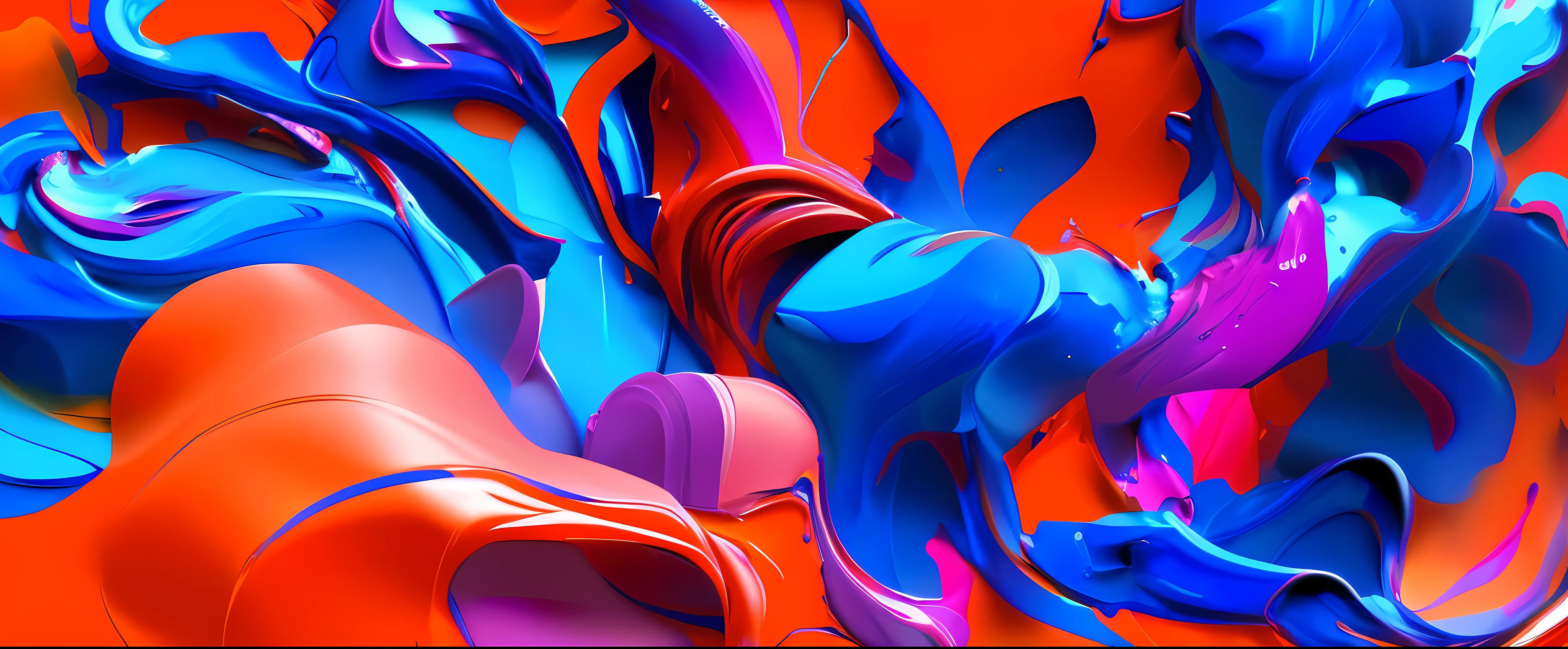 (colorful paint swirls in a blue background,vibrant colors in a vase of blue,complex flowing paint,3D digital art 4k,rotating paint,energetic digital painting,spinning paint colors,paint swirls,digital artwork 4k,glossy digital painting,colorful digital painting,abstract 3D artwork)
