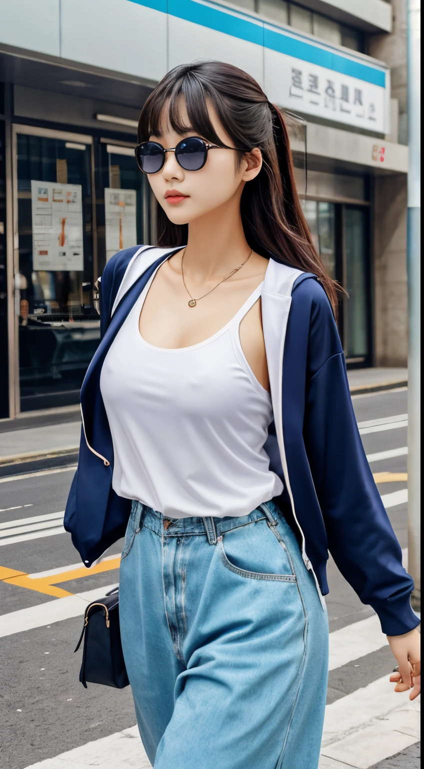in the rhythm of the city&#39;impetuous，Calling the hearts of Korean women，Open the magical door to sports and leisure。Discover unique fashion elements，Sports and leisure go hand in hand，Create the perfect harmony of fashion and practicality，Look at breasts 1：3。Unleash the magic of athleisure，Korean women feel the ease of traveling freely in the city。No longer bound，Life becomes like a comfortable adventure，The magic of fashion and practicality makes every step he takes full of confidence。Korean women express excitement about fashion on social media，Ignite the sports and leisure craze。More and more people are starting to follow this fashion slogan，Enjoy the magical beauty of movement and comfort