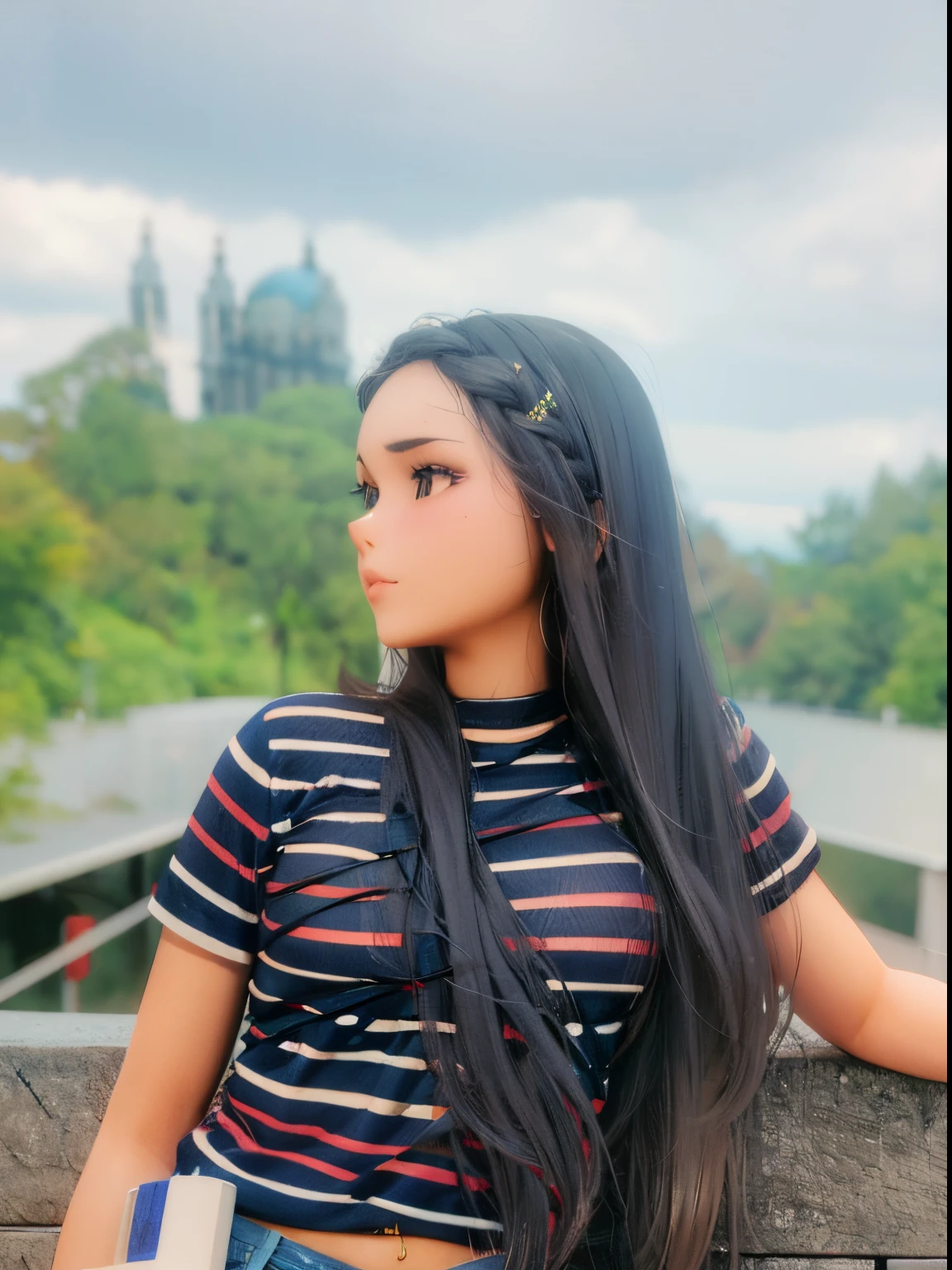 Beautiful girl 3D