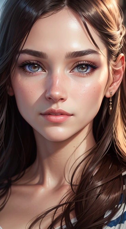 (photo realistic style, UHD, 16k, hight resolution, tmasterpiece), a portrait of a beautiful woman, The perfect female face, closeup face, flawless marbled facial skin