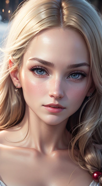 (photo realistic style, UHD, 16k, hight resolution, tmasterpiece), a portrait of a beautiful woman, The perfect female face, closeup face, flawless snow-white skin