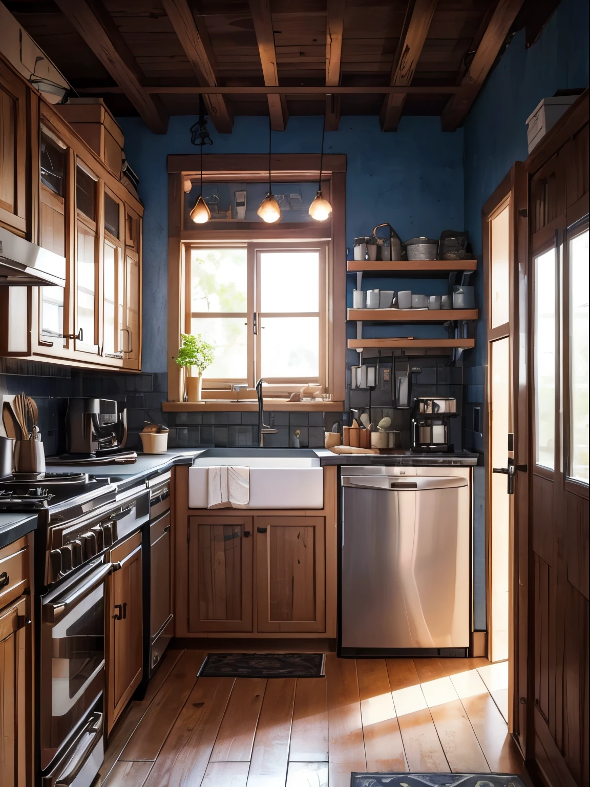 In a mysterious old house，Hidden a strange kitchen。The appliances in this kitchen all have unique looks and functions。Blender with tentacles like spider legs，Ability to move flexibly between different ingredients，Mix them into various exotic flavors。A microwave has eyes and a mouth，Weird noises occur when food is heated，It&#39;s like tasting delicious food。a huge refrigerator，The door is covered with mysterious runes，Whenever night falls，The food in the refrigerator seems to be given life，A wonderful adventure begins。These weird kitchen gadgets，Make this kitchen a legendary place that explorers talk about。
