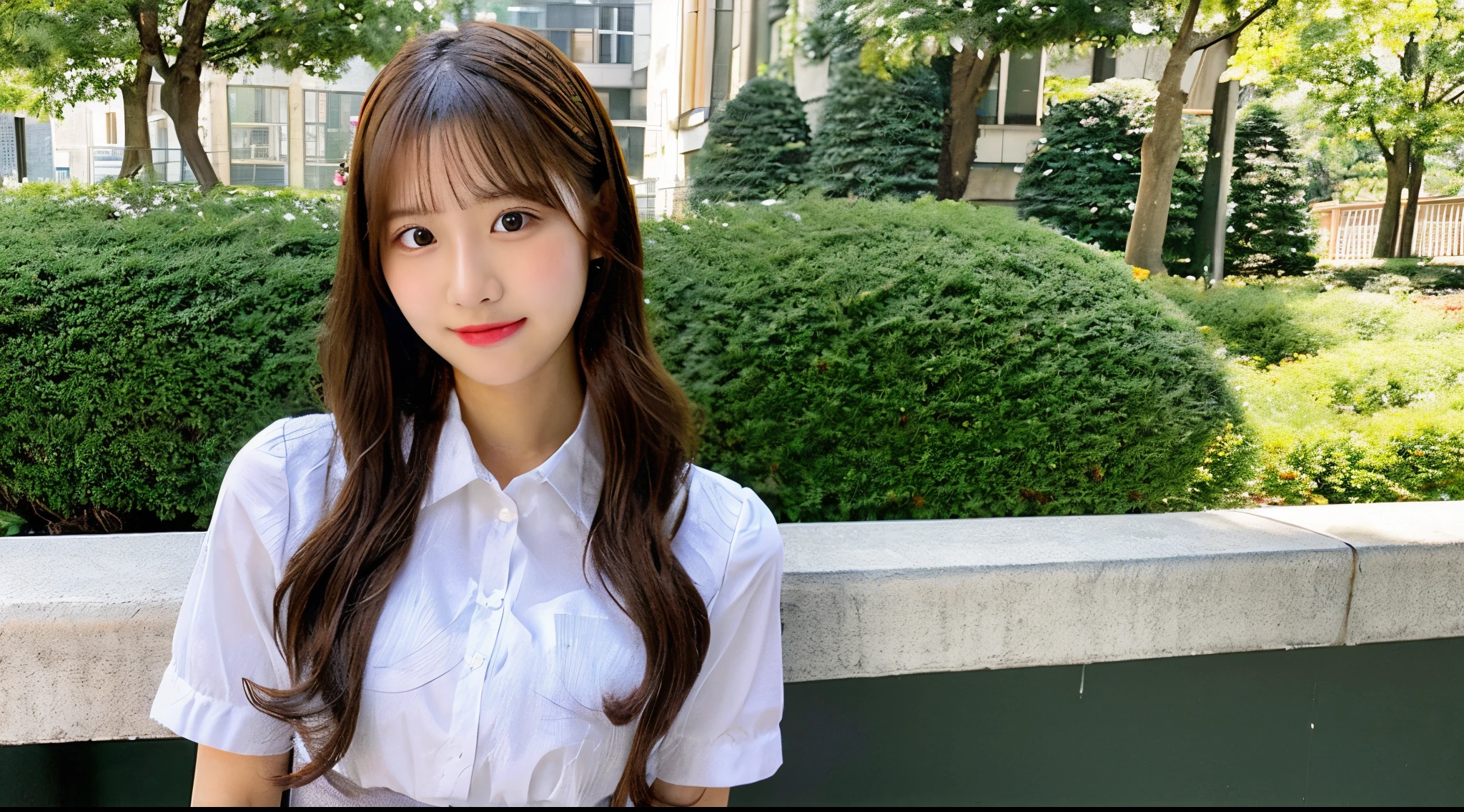 Cute waitress 18 years old wearing a silver miniskirt