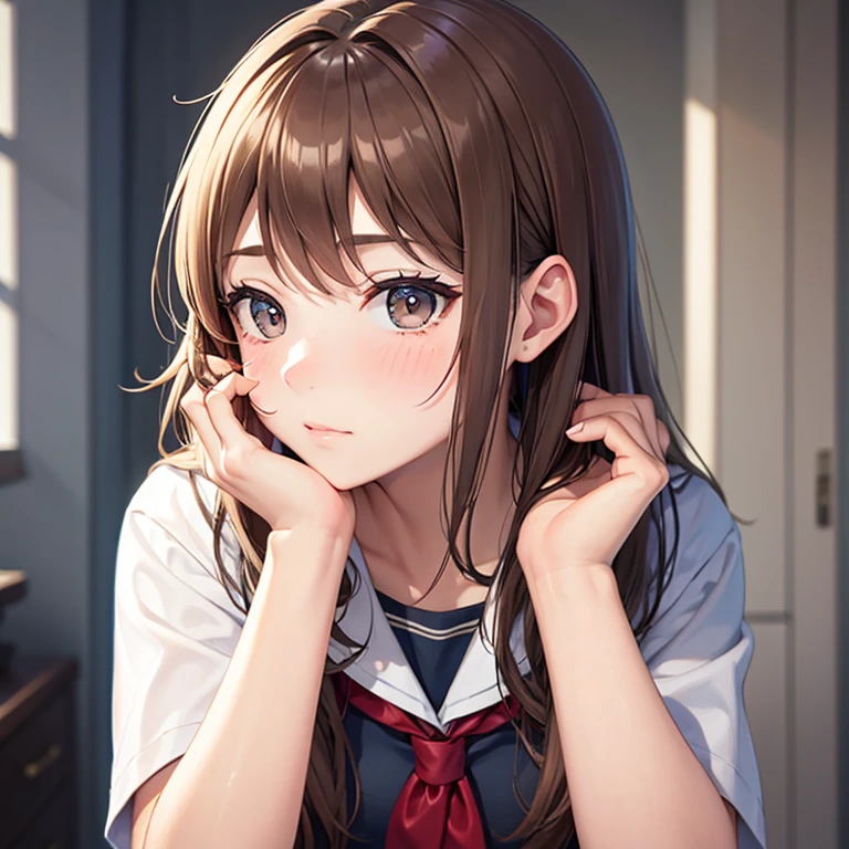 (masterpiece, Highest quality), One person女の子, Panty Jobs, Panties on penis, One person,