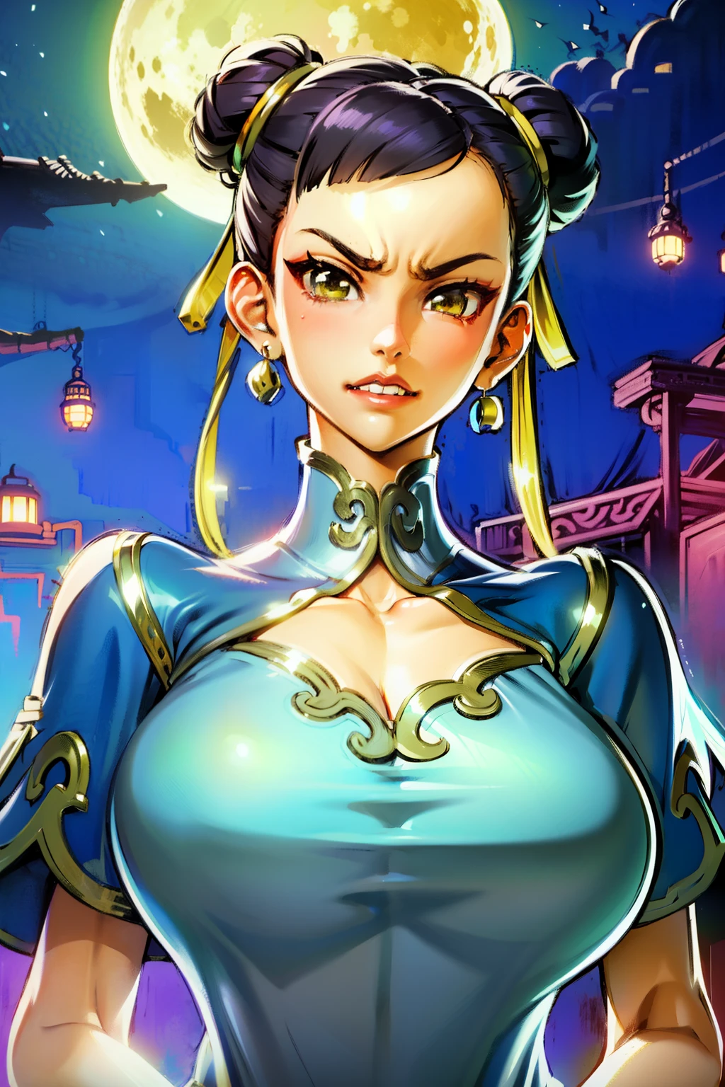 A asian sheriff woman mutant with very huge breast in full height тnightmare fantastic undress