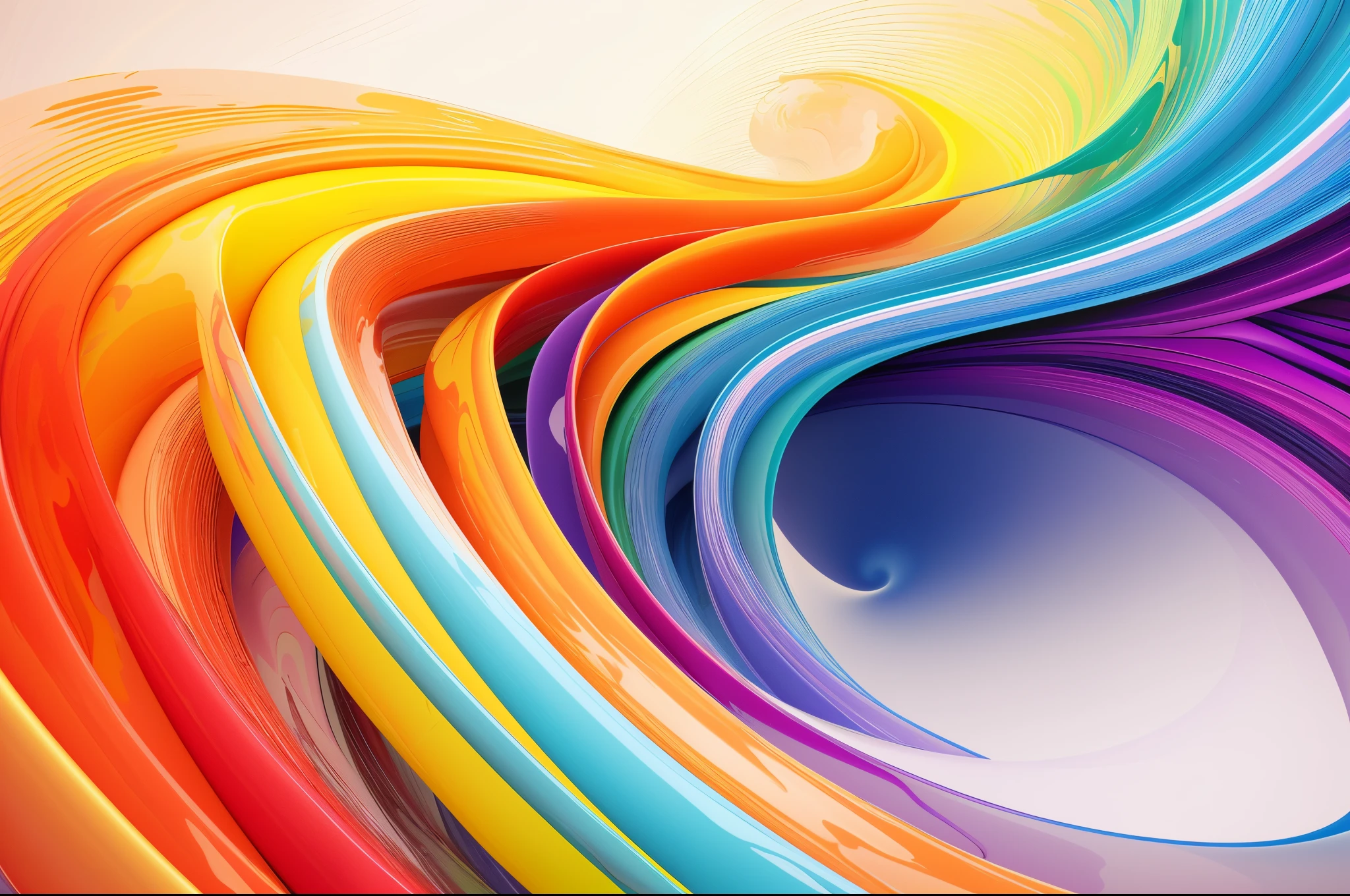 brightly colored lines of different colors are arranged in a spiral, colorful swirls of paint, swirly vibrant color lines, abstract colors, swirly vibrant colors, vibrant colourful background, swirling paint colors, colorful 8 k, vibrant and vivid color, 1 0 2 4 farben abstract, swirly vibrant lines, vivid and vibrant colors, dynamic colorful background