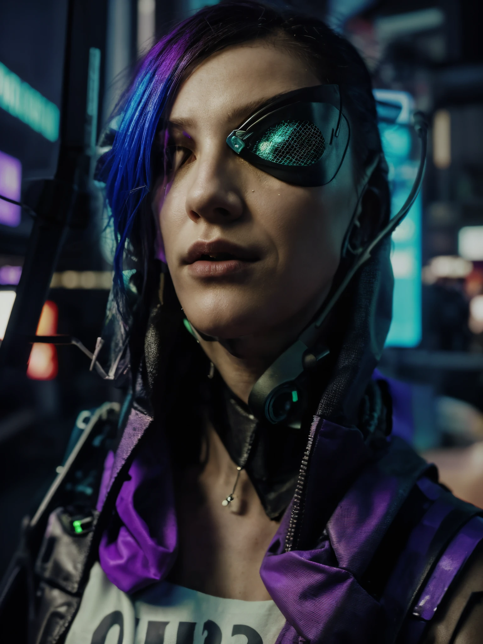 Cyberpunk style