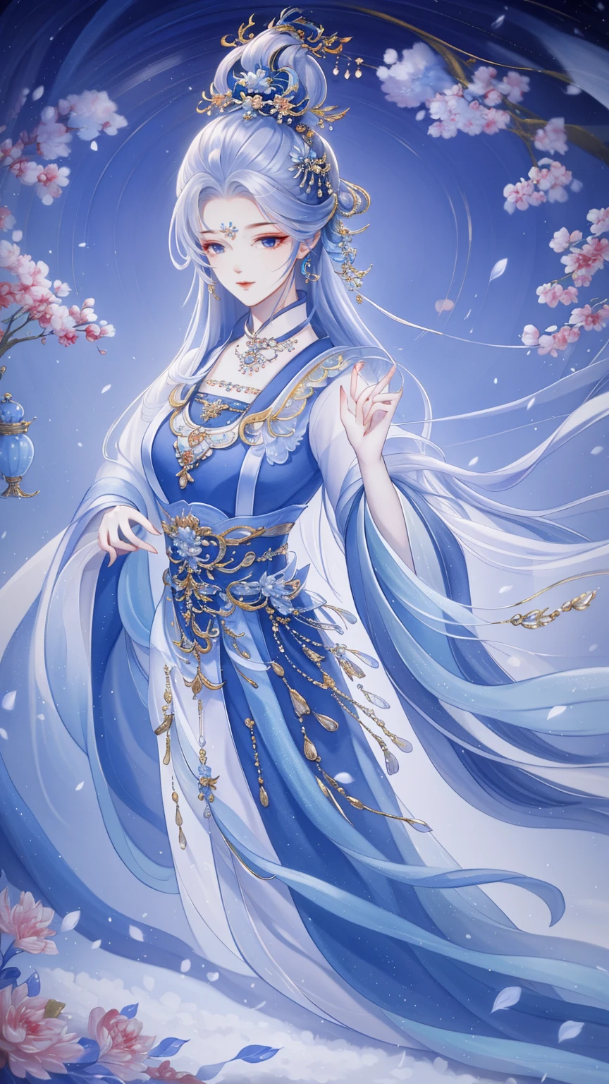 Best quality at best、tmasterpiece、A high resolution、1 plump 50 year old woman、Full body concept design,Porcelain dress、hair adornments、choker necklace、jewely、Nice face、physical、dingdall effect、realistically、shadow studio、edge lit、bicolor lighting、(highdetailskin:1.2)、8k ultra high definition、SLR camera、gentlesoftlighting、high high quality、volumettic light、jumpping,photore、A high resolution、4K、8K、