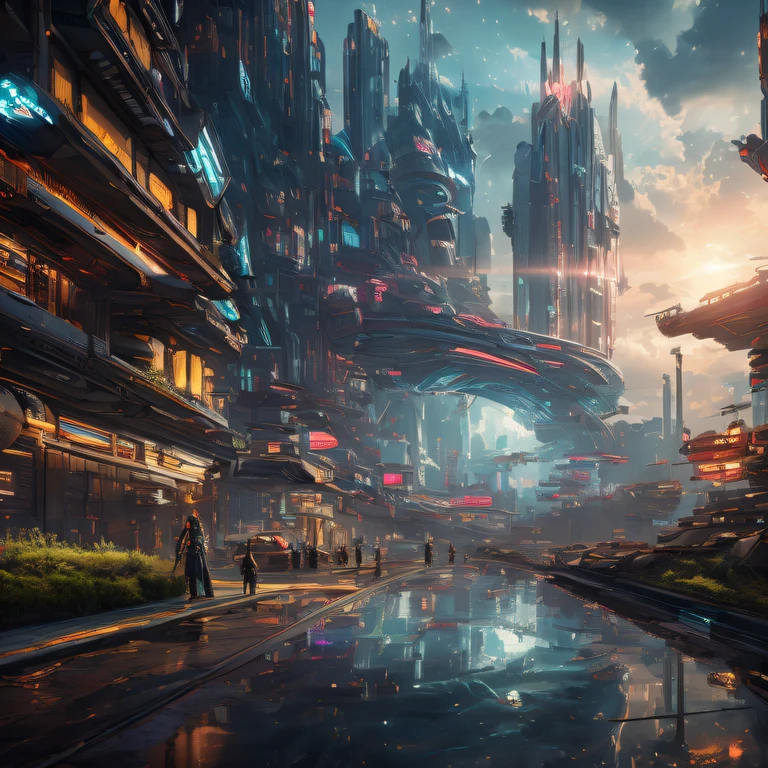 The best images, (8K, RAW photogr, actual), trains, the milky way express, futuristic vehicle, Transformers steel train,optimus prime train,Lite version, iridescent metal plating, Detailed and delicate depictions and gorgeous and dynamic painting techniques, background galaxy, magnificent view, professional flame,ultra-realistic realism,futuristic train fantasy,Surreal dreams,Surrealism art fantasy style,Epic digital fantasy art style,lute,HighDynamicRange,Beautiful sci-fi art, Sci-fi train digital art illustration, Digital Cyberpunk Art, science fiction digital painting, futuristic digital painting, futuristic concept art, Sci-Fi Galaxy Train Cyberpunk, The landscape in front of cyberpunk alien utopia, science fiction digital art, Advanced digital cyberpunk art, dreamy cyberpunk girl