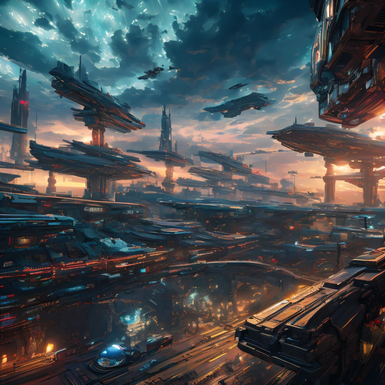 The best images, (8K, RAW photogr, actual), trains, the milky way express, futuristic vehicle, Transformers steel train,optimus prime train,Lite version, iridescent metal plating, Detailed and delicate depictions and gorgeous and dynamic painting techniques, background galaxy, magnificent view, professional flame,ultra-realistic realism,futuristic train fantasy,Surreal dreams,Surrealism art fantasy style,Epic digital fantasy art style,lute,HighDynamicRange,Beautiful sci-fi art, Sci-fi train digital art illustration, Digital Cyberpunk Art, science fiction digital painting, futuristic digital painting, futuristic concept art, Sci-Fi Galaxy Train Cyberpunk, The landscape in front of cyberpunk alien utopia, science fiction digital art, Advanced digital cyberpunk art, dreamy cyberpunk girl