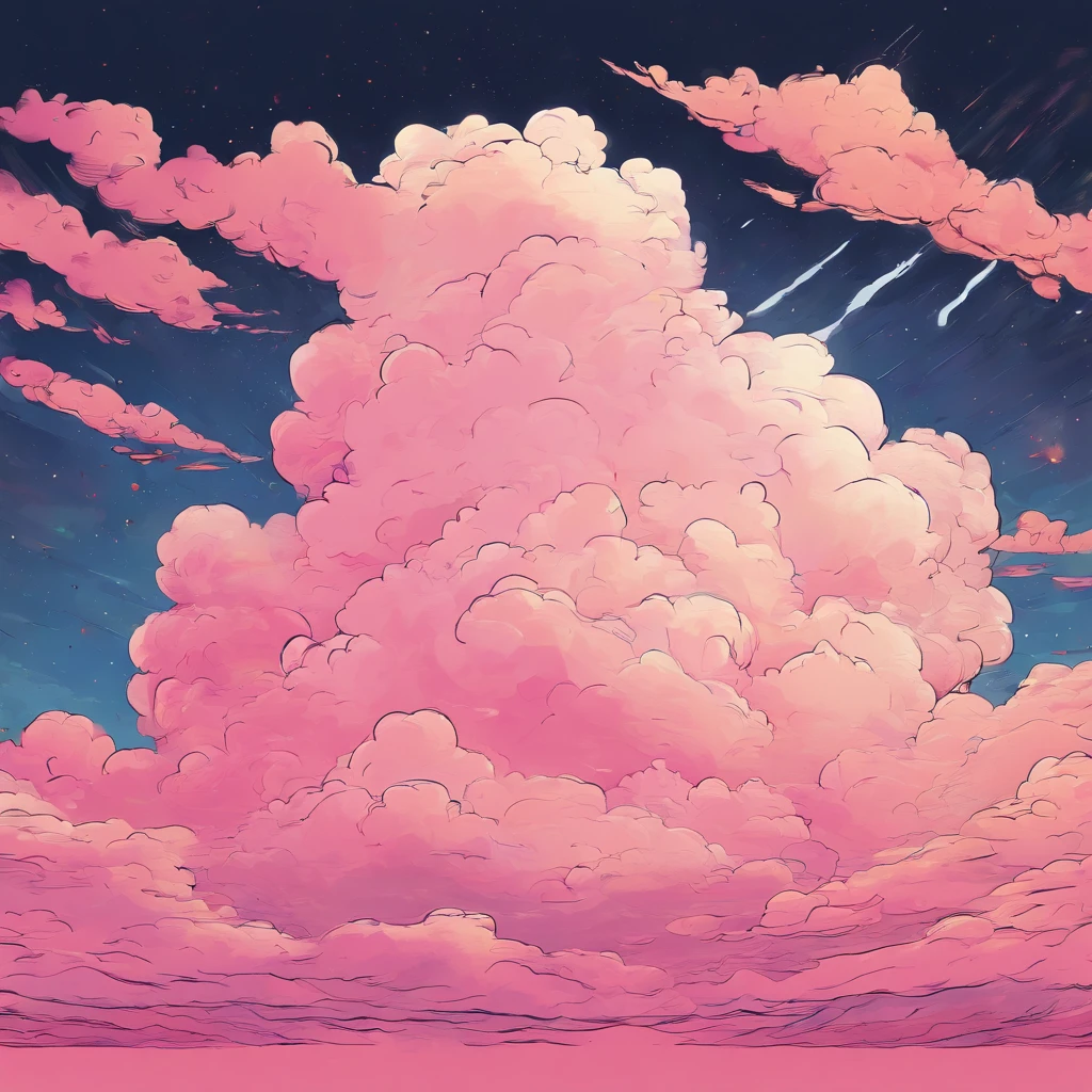 A pink cloud with lightning, (best quality,4k,8k,highres,masterpiece:1.2),ultra-detailed,(realistic,photorealistic,photo-realistic:1.37), HDR, vivid colors, sharp focus, ethereal atmosphere, electrifying energy, stormy night, surreal scenery, vibrant hues, captivating celestial display, dramatic lighting, otherworldly phenomenon, electrifying beauty, mystical aura, dynamic movements, [subtle mist], [sublime textures], [dramatic contrast], [intricate details], [dreamlike ambiance], [magical sensation].
