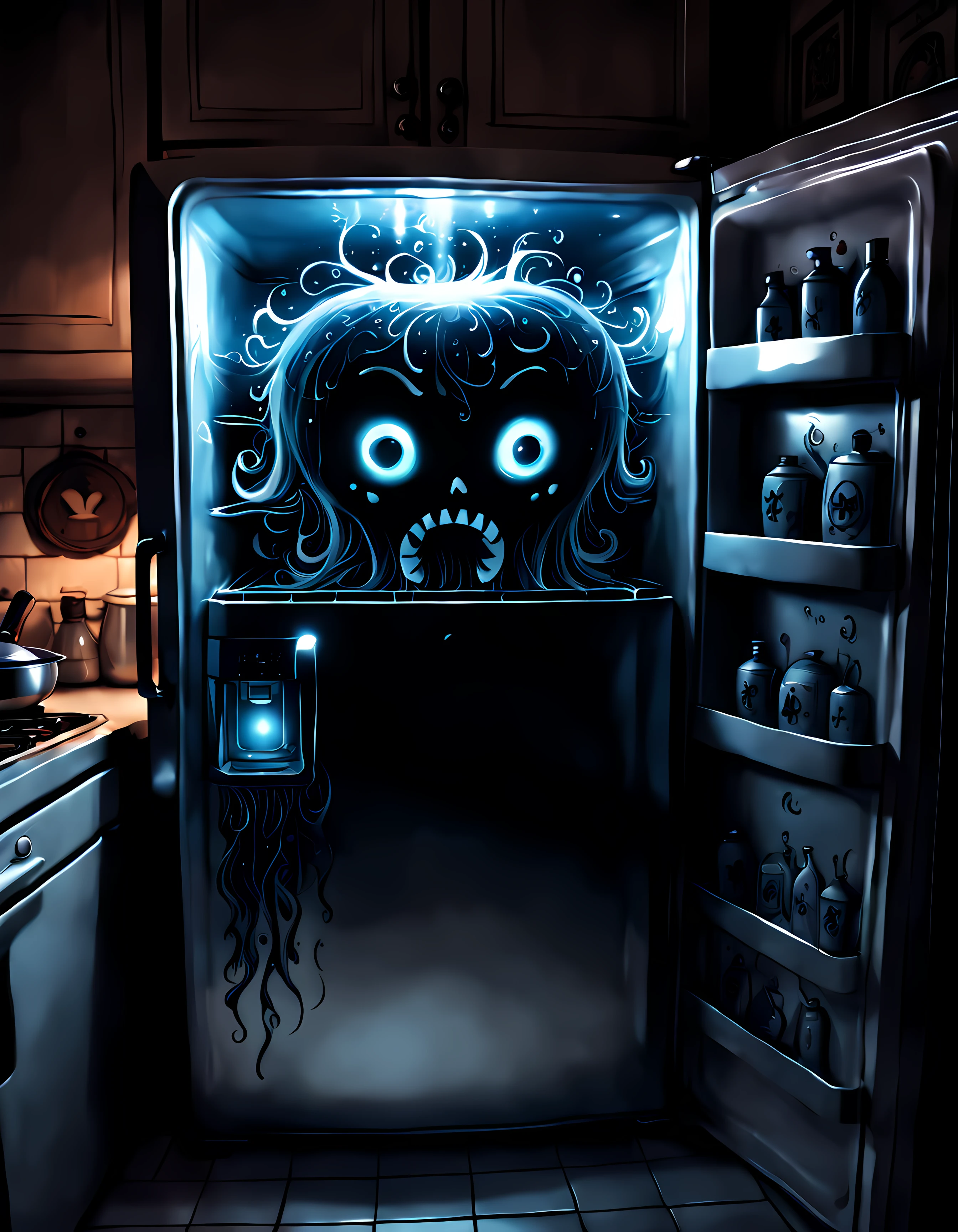 A living refrigerator and it's very scary