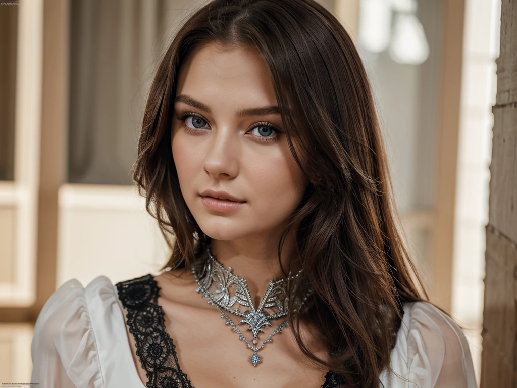 ((best quality)), ((Meisterwerk)), (Detailliert), Perfektes Gesicht, 1.1, Hochdetaillierte Gesichts- und Hautstruktur, Detaillierte Augen, Anastasia 24 year old russian modeling pictures for magazin