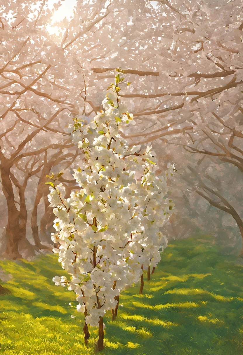01_(artistic masterpiece), (highest quality image), (high-quality image), (digital painting), (digital painting), ((Cherry blossoms, close-up, long stems, wide buds)),( Mystical- Unusual cherry blossoms, arranged according to composition). Large, juicy, white buds, red stems, ((magic Glow)), ((3D painting, digital painting, high skill)), the best works of digital painting, high detail elements, background - wide stroke. Fantastic patterns - ornaments decorate, green stems. Magic and cyberpunk mixed together. Warm range of colors, contrasting light with cold side lighting, expressing volume and shape, high-quality 3D visualization, render, masterpiece. highest quality, skull bone background.
02_Light from the side, mystical frame. Best quality, unreal engine, | Ultra HD | Full HD, high detail. Imitation graphics, artistic style. (bright evening lighting, warm light, sharp focus, 8K). Highly detailed textures, fabric, metal, and bone. The grain of the film, the shine on the stems, the humid air, the contrast of cold shadows and warm golden light, the whirlwinds of dead souls.