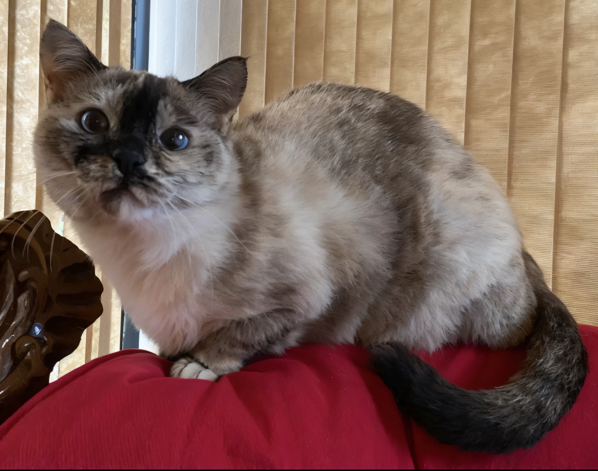 felino, ultra realista, muito detalhada, pelos macios, muito realista, imagem ultra HD, qualidade, olhos azuis, gato, felino, muito realista, pelo macio, detalhes insanos