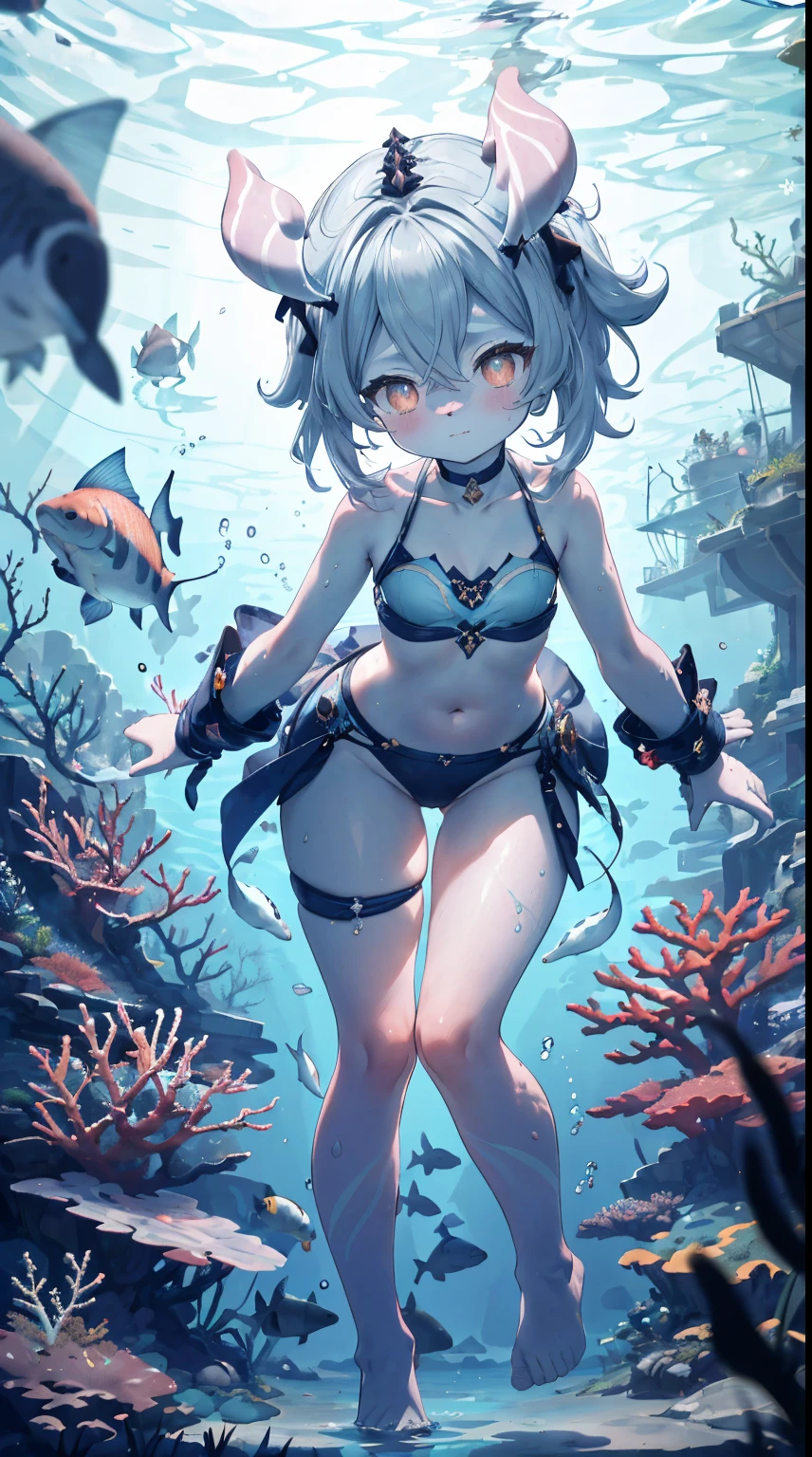 Melousine | genshin impact, master-piece, bestquality, 1girls,25 years old , proportional body, proportional, Show your , Long Jeans, crop top, choker, The sea below is full of beauty......., Multicolored corals... including powerful sea creatures Meet beautiful fish, Both big and small.. including fragile corals., The underwater waters are also home to colorful and unique corals.......... Brightly colored sea mushrooms were found floating in the currents.......... It is like the mysterious science of underwater geography.........., Diving in this underwater city is a happy and healthy experience.......... You will fall in love with the beauty of the underwater world that never ceases to amaze you.......... ,bara, Swimming in deep water is a very amazing and special sight........ Scuba diving is an adventure that will make you feel like you......'are dealing with some of the most challenging and profound situations in the underwater world........., Everywhere you see is the darkness of the deep sea......... Only a little sunlight reaches the water........, It makes everything in the depths seem dark and mysterious......... Undersea continents may have continuously flowing streams of water........, Strange structure of sea coral, or natural enemies waiting to be accused., The tranquility of the deep waters makes it a place shrouded in blue light......... Scuba diving allows you to experience the tranquility and comfort of life below the surface......... You may experience lightning strikes........, Beautiful and colorful fish, or living things that have unique characteristics., Deep swimming connects you to the diverse and beautiful underwater world......... Sea waters stimulate your senses with beauty that cannot be found in arid areas......... The sea is full of mysteries that will make you fall in love with the beauty and magic of the underwater world........., , Looking at the audience from above, Thigh strap, Head tilt, bored, 10, 10, HD, slight smile,
